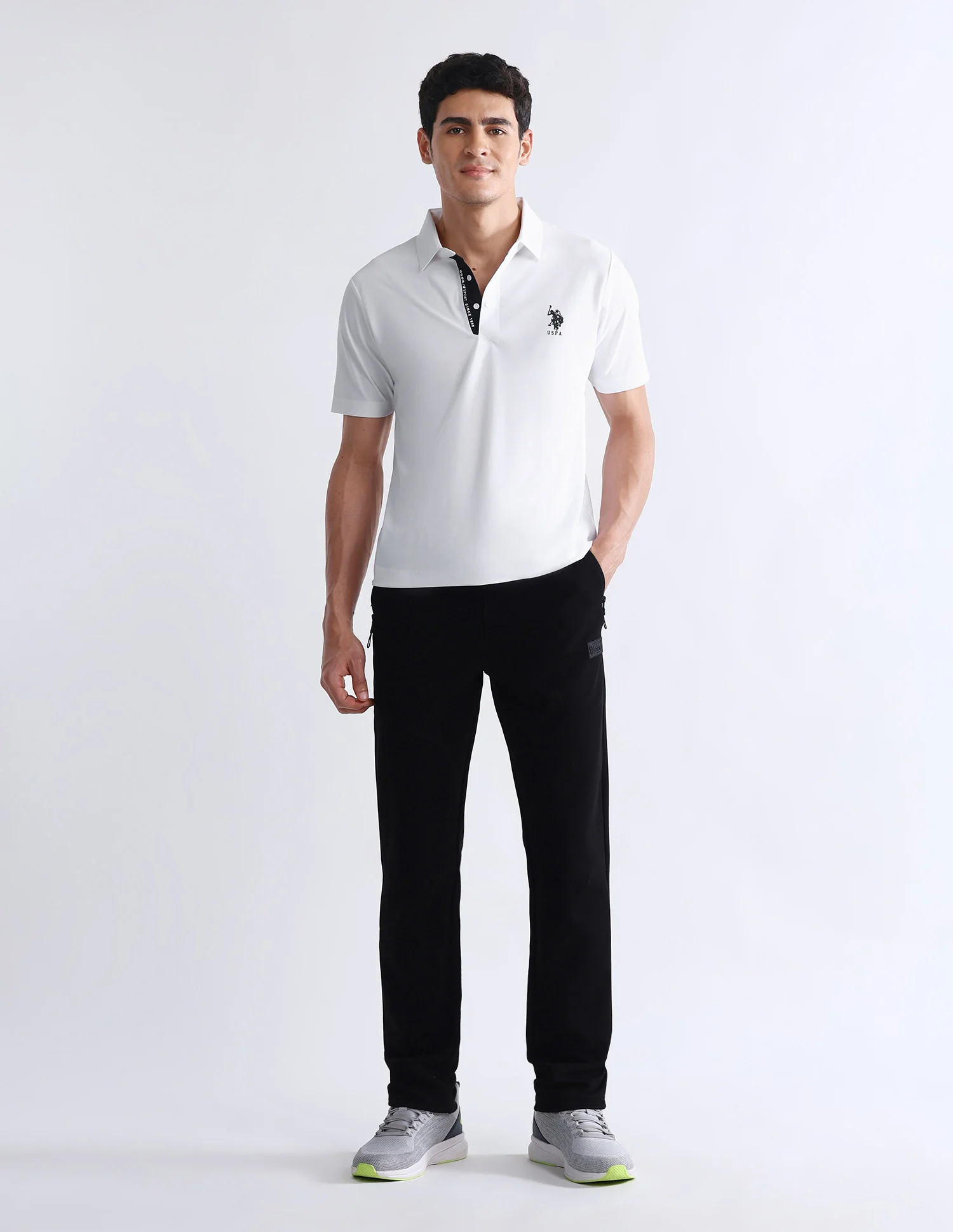 Solid Slim Fit Polo Shirt - Image 3