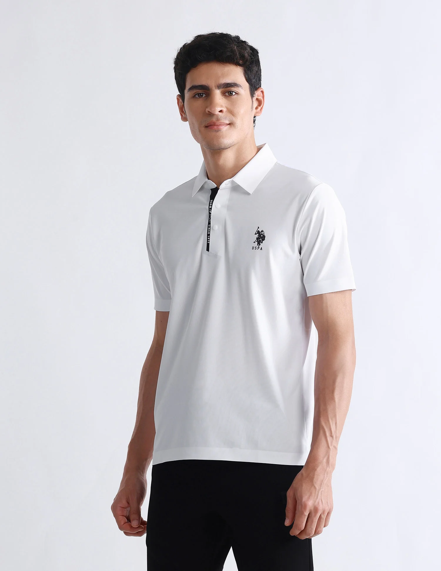 Solid Slim Fit Polo Shirt - Image 4