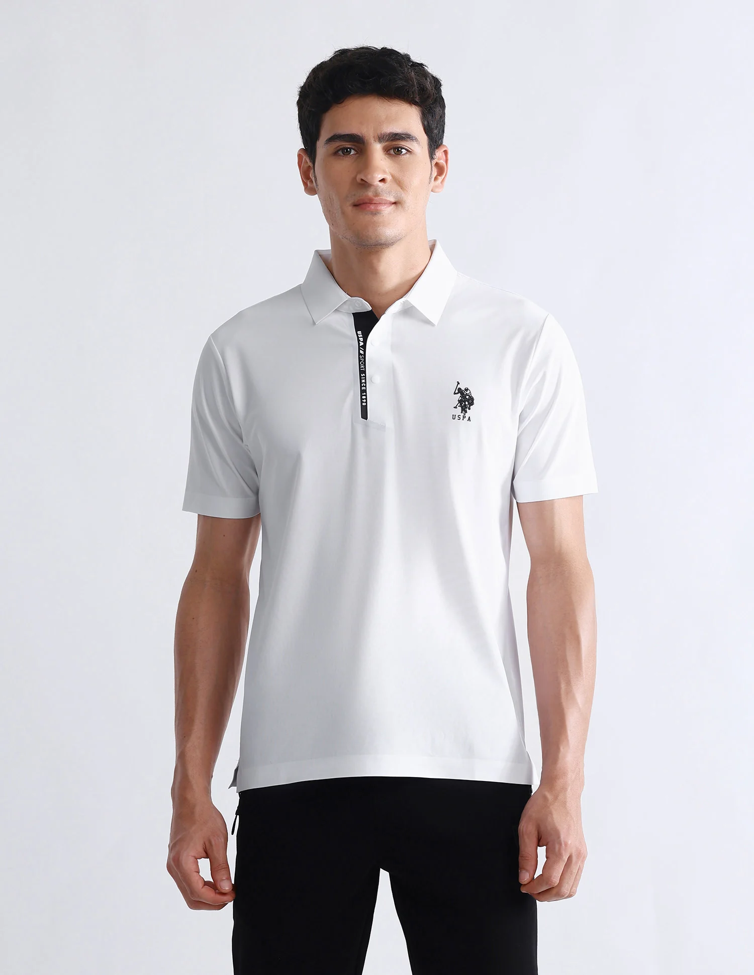 Solid Slim Fit Polo Shirt - Image 6