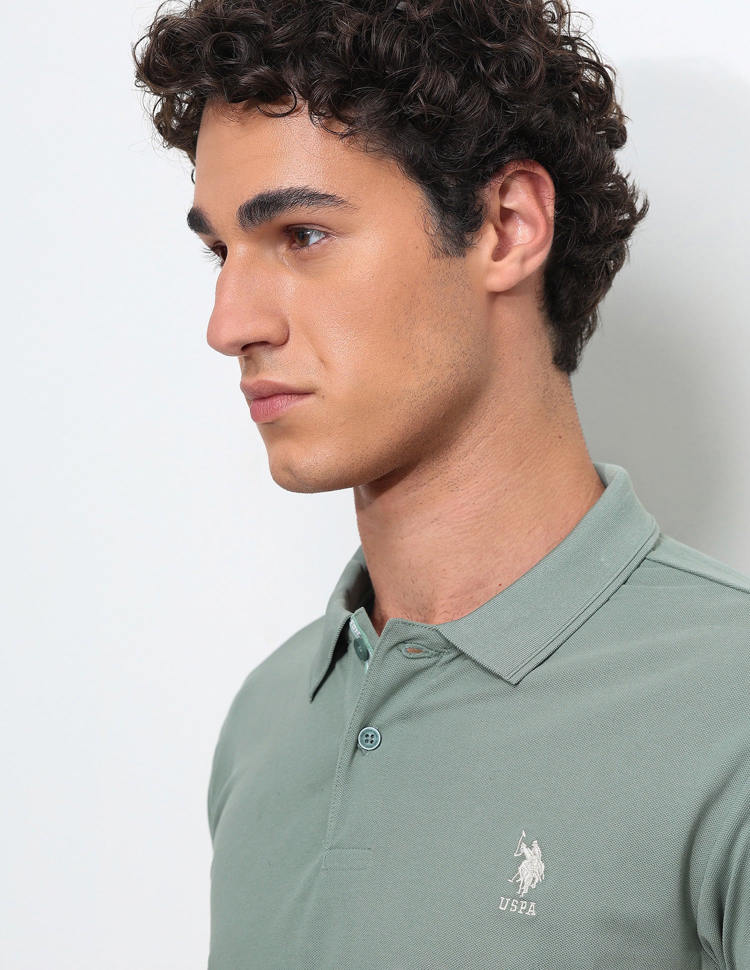 Solid Slim Fit Polo Shirt - Image 7