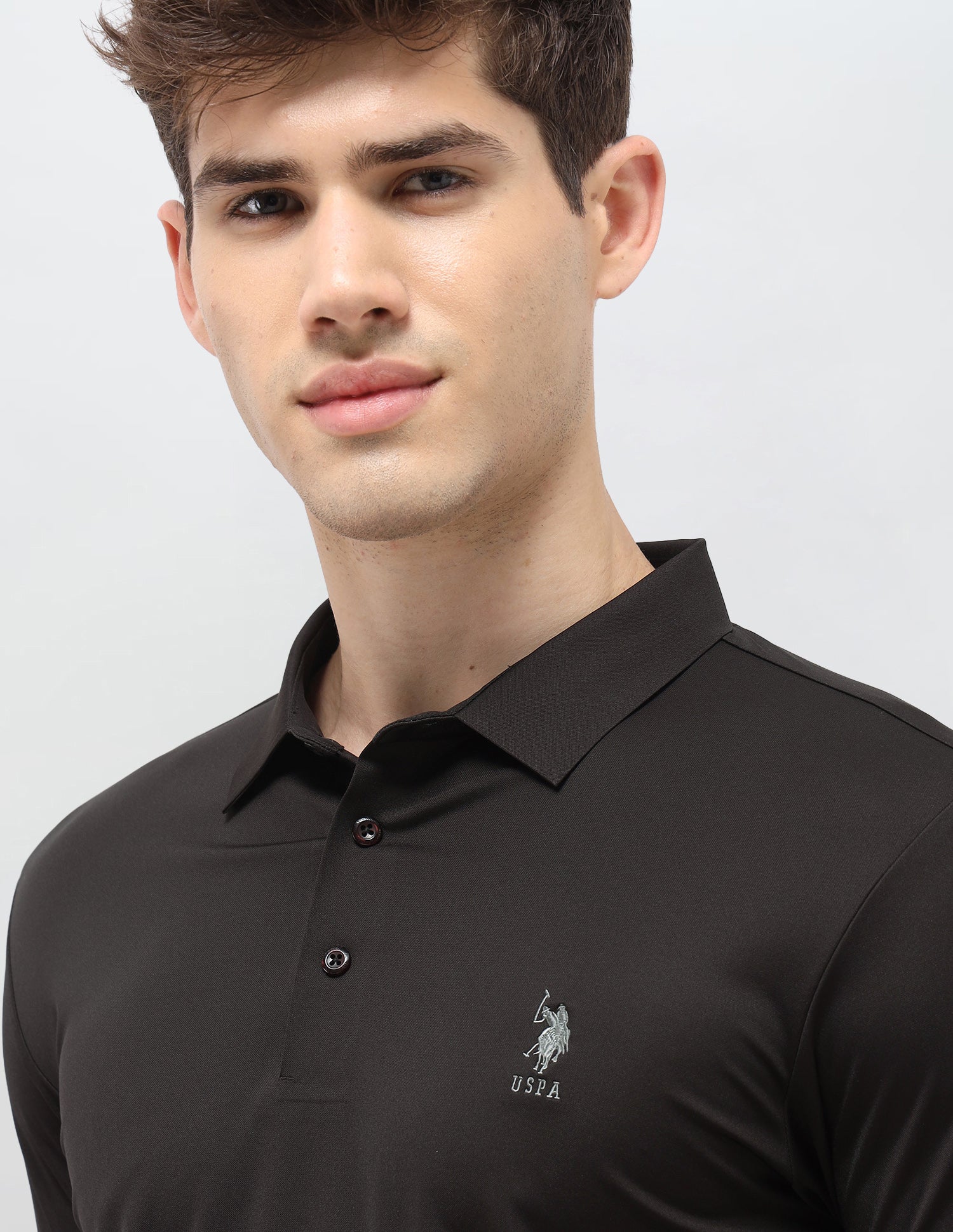 Solid Slim Fit Polo Shirt - Image 7