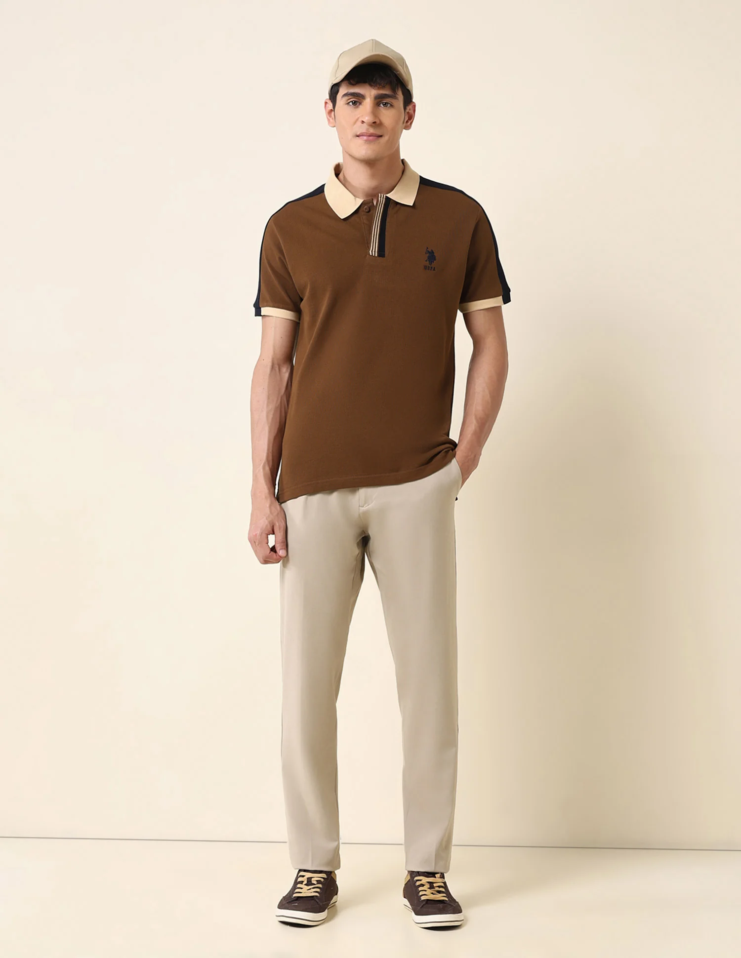 Solid Slim Fit Polo Shirt - Image 3