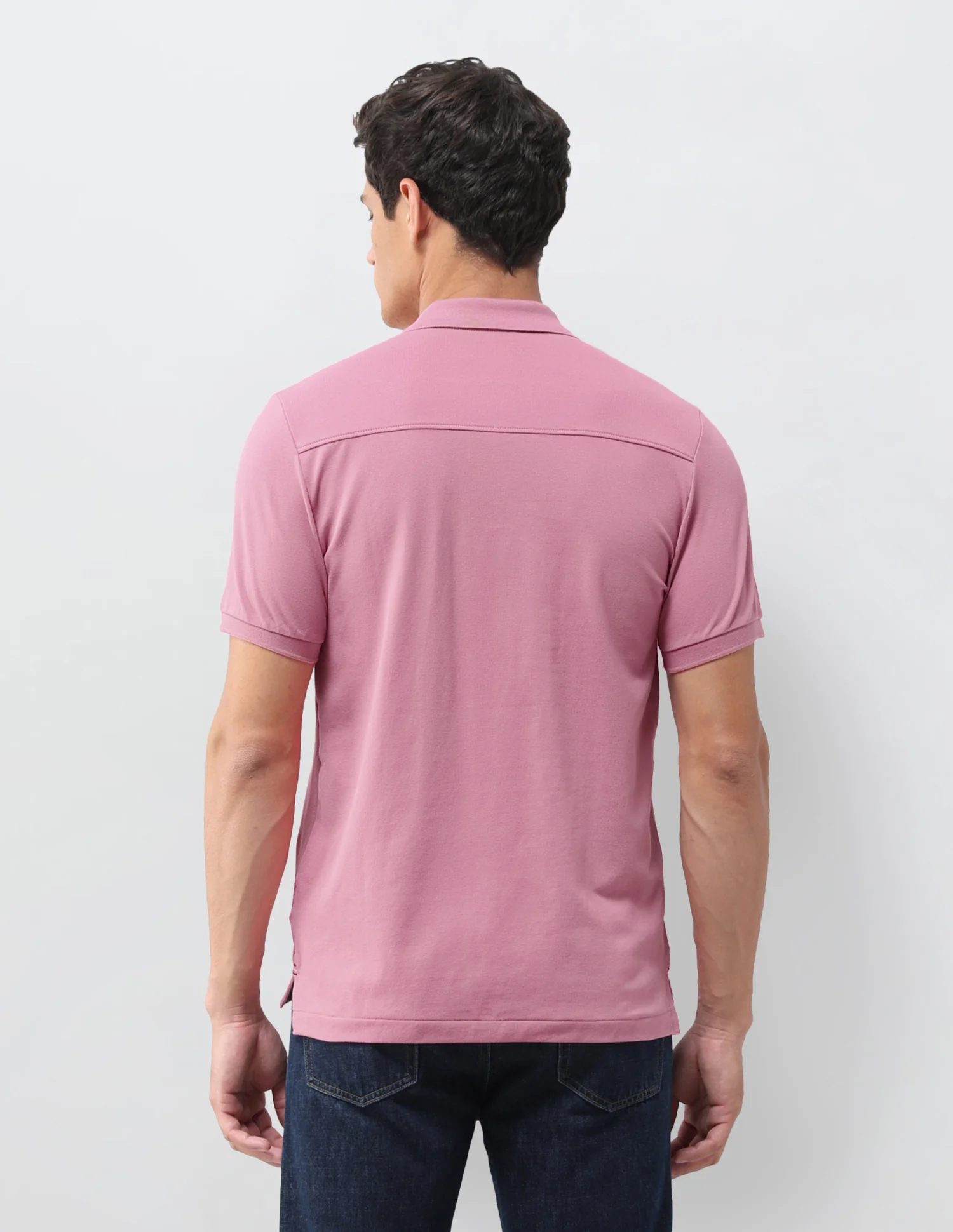 Solid Slim Fit Polo Shirt - Image 5