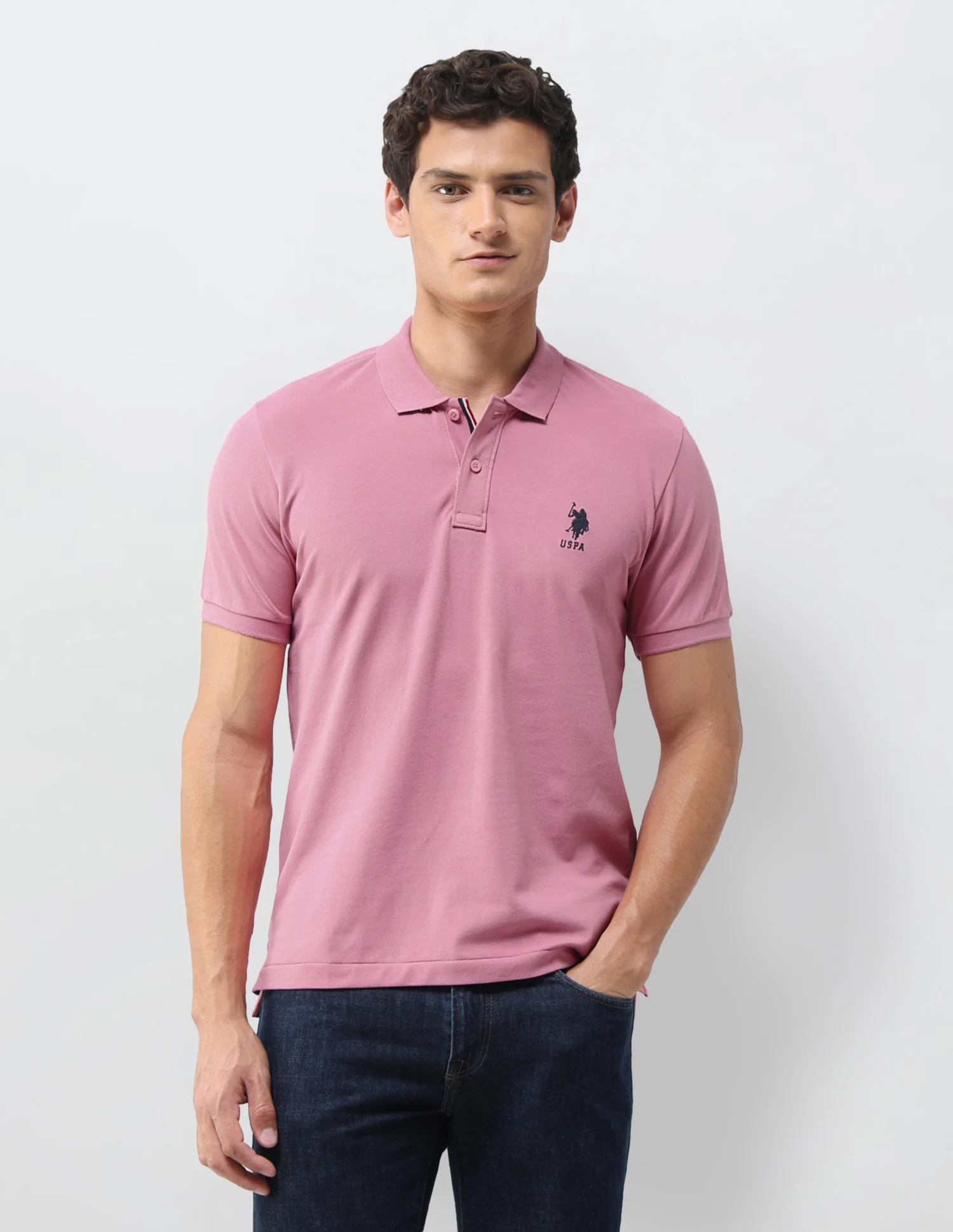 Solid Slim Fit Polo Shirt - Image 6