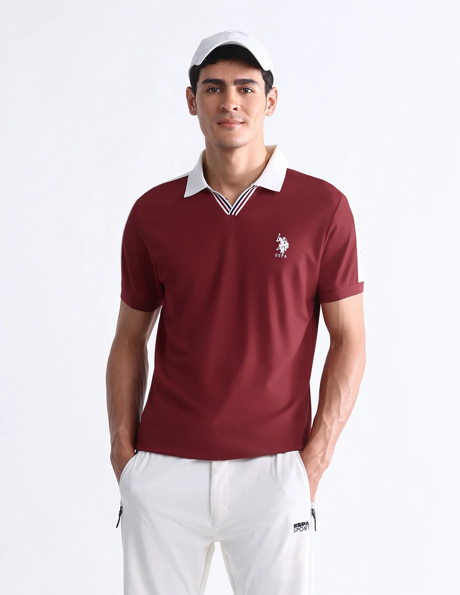 Solid Slim Fit Polo Shirt