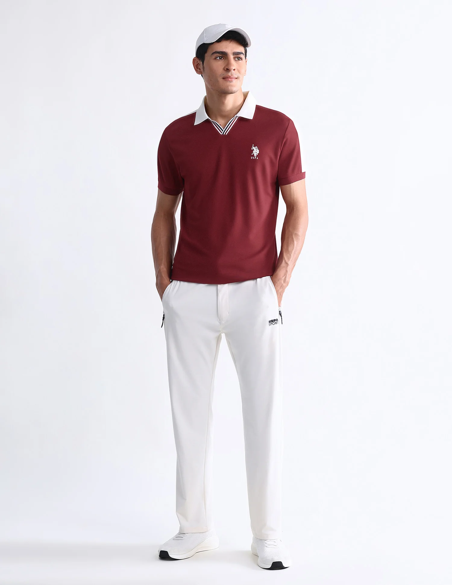Solid Slim Fit Polo Shirt - Image 3