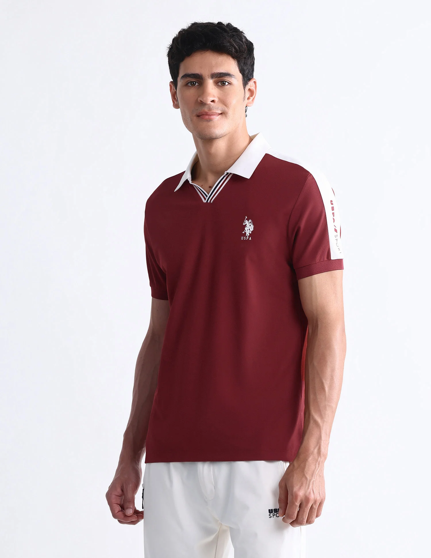 Solid Slim Fit Polo Shirt - Image 4