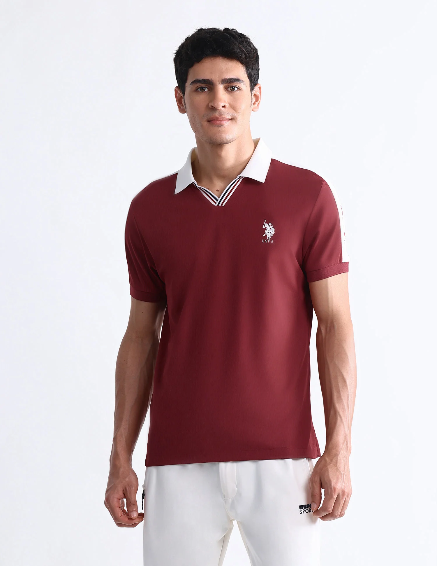 Solid Slim Fit Polo Shirt - Image 6