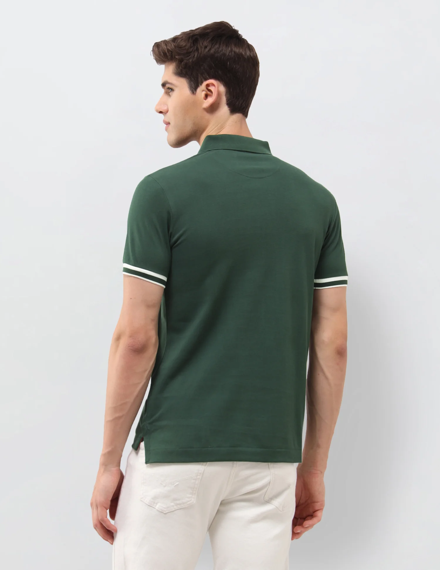 Solid Slim Fit Polo Shirt - Image 5