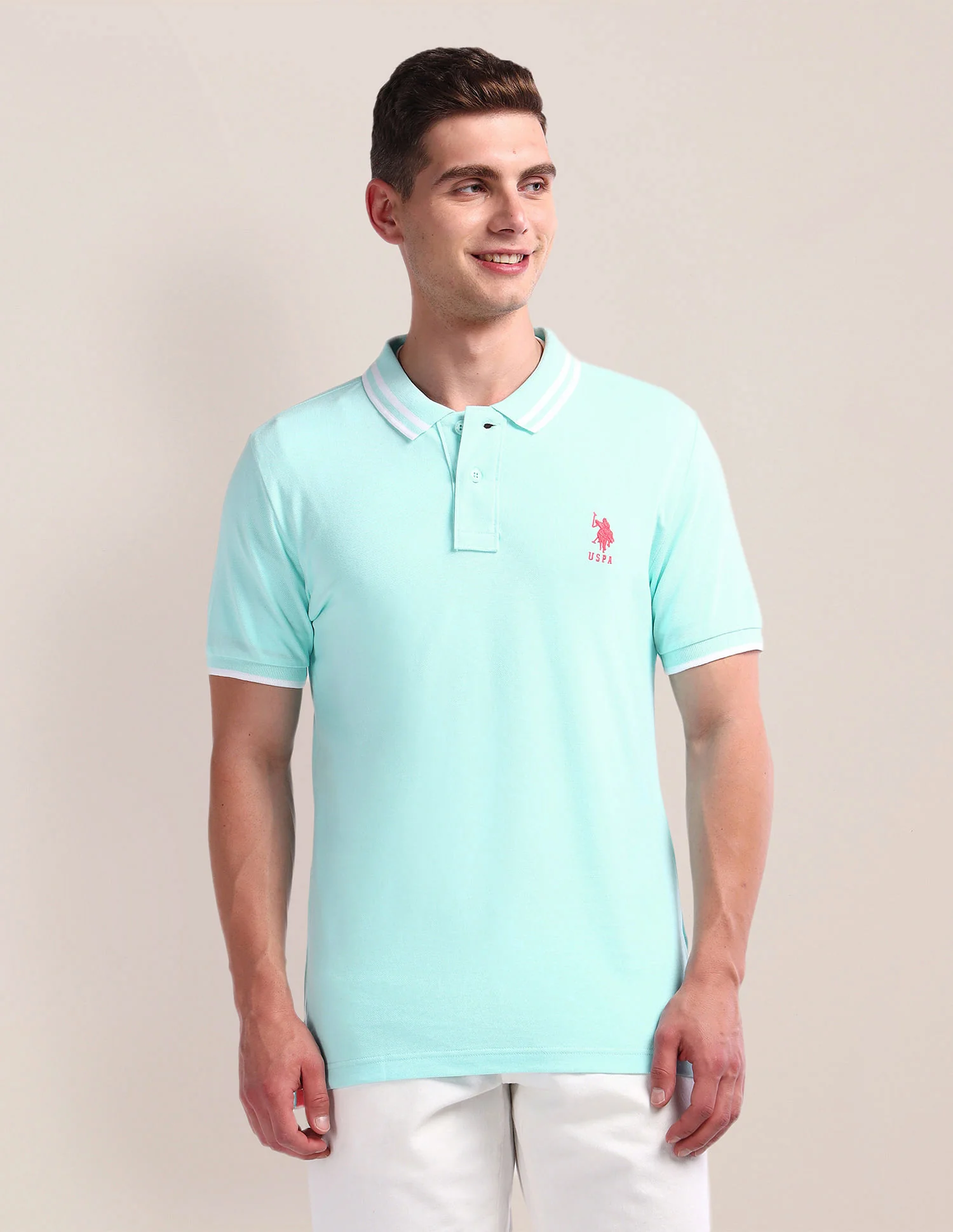 Solid Slim Fit Polo Shirt - Image 6
