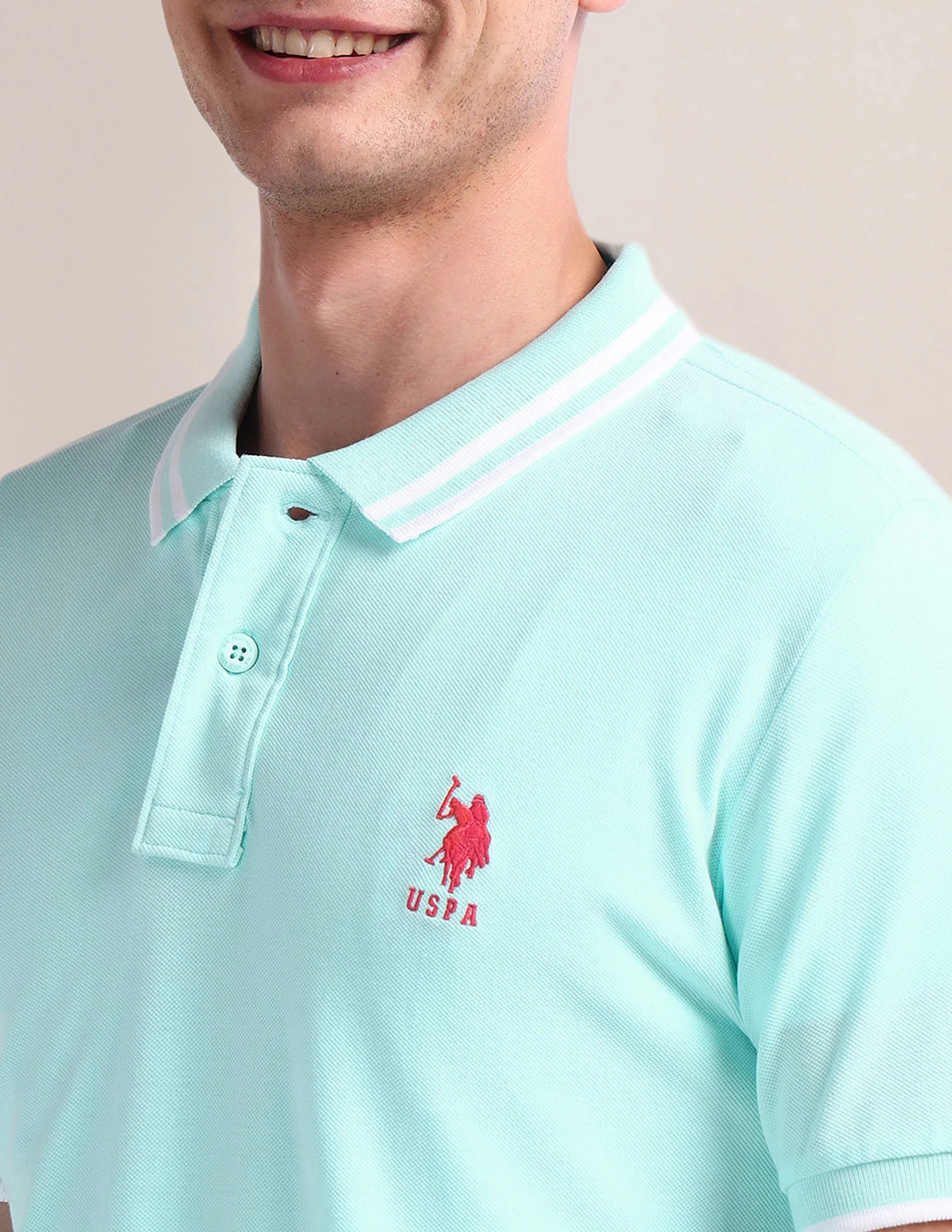 Solid Slim Fit Polo Shirt - Image 7
