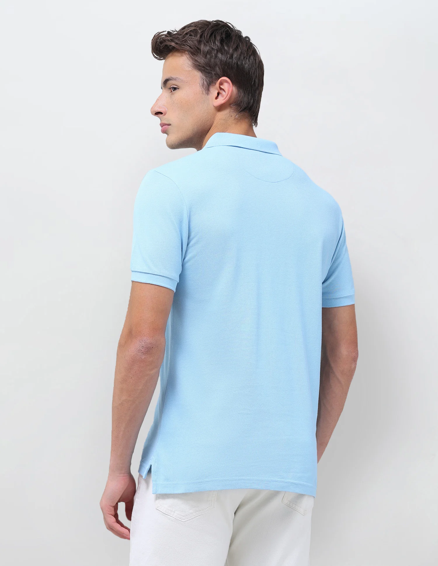 Solid Slim Fit Polo Shirt - Image 5