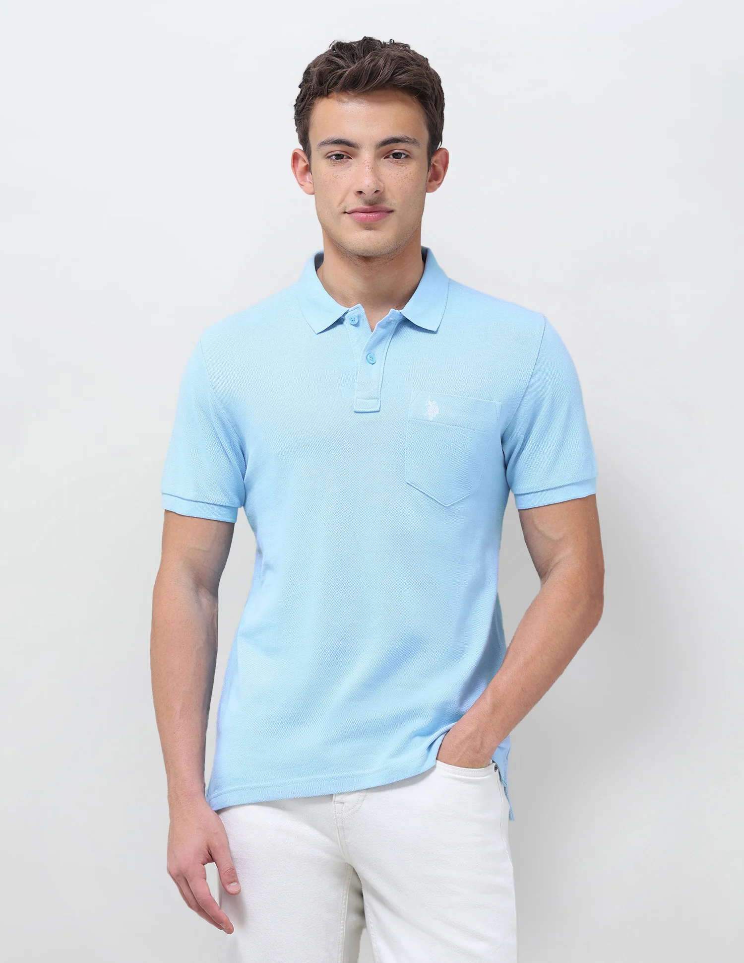 Solid Slim Fit Polo Shirt - Image 6