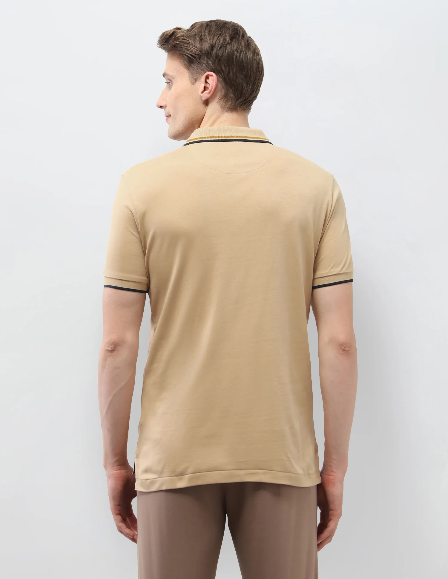 Solid Slim Fit Polo Shirt - Image 5