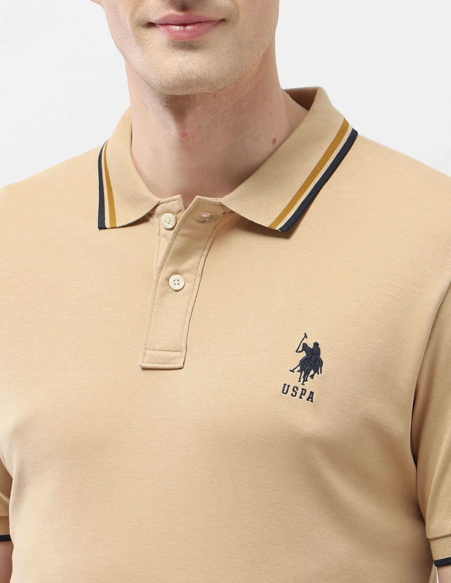 Solid Slim Fit Polo Shirt - Image 7