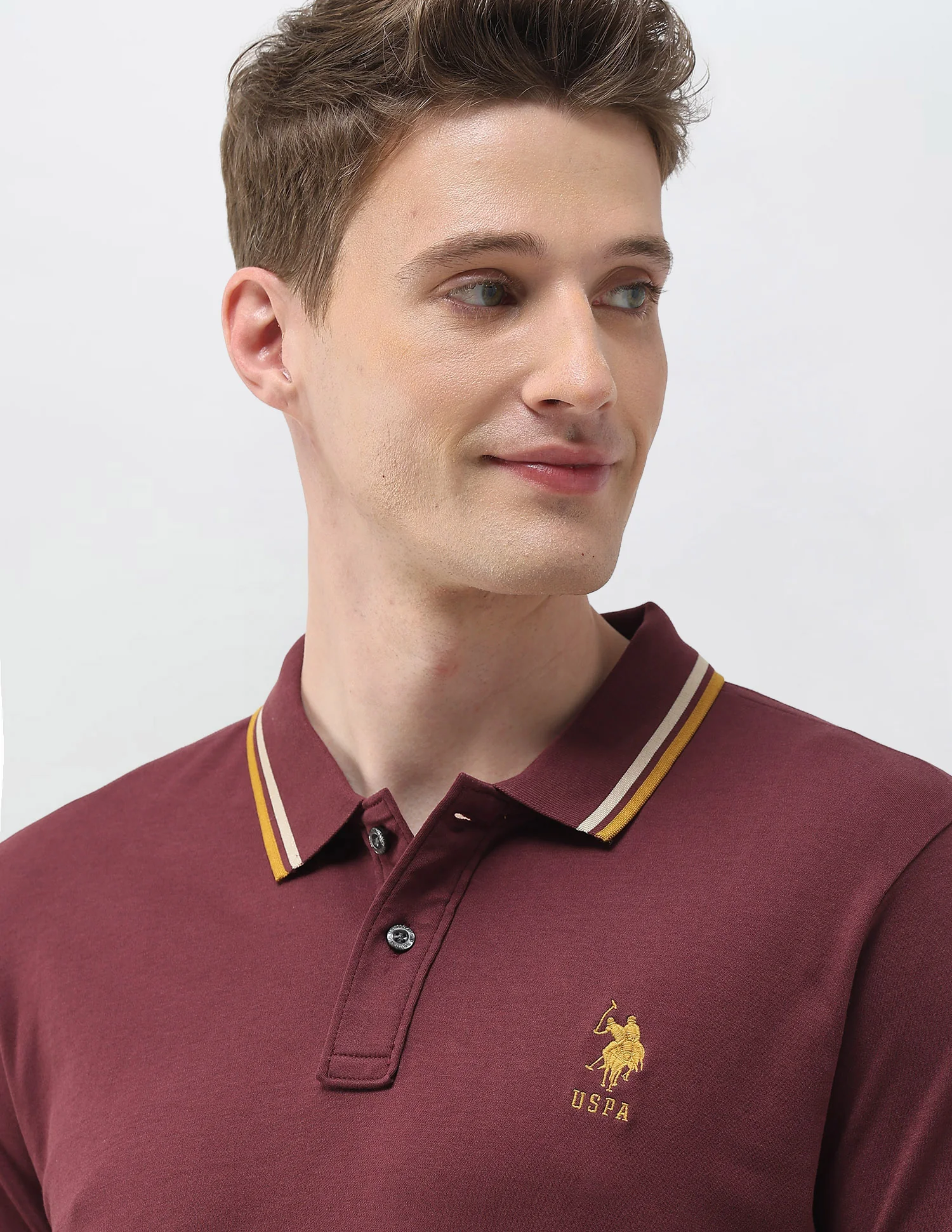 Solid Slim Fit Polo Shirt - Image 7