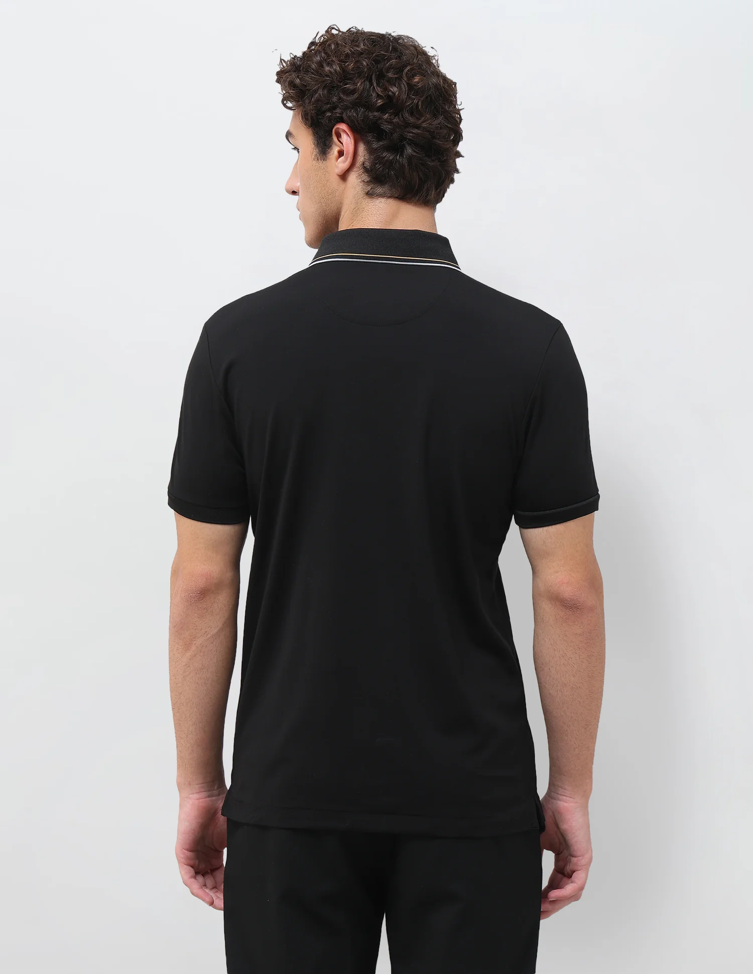 Solid Slim Fit Polo Shirt - Image 5