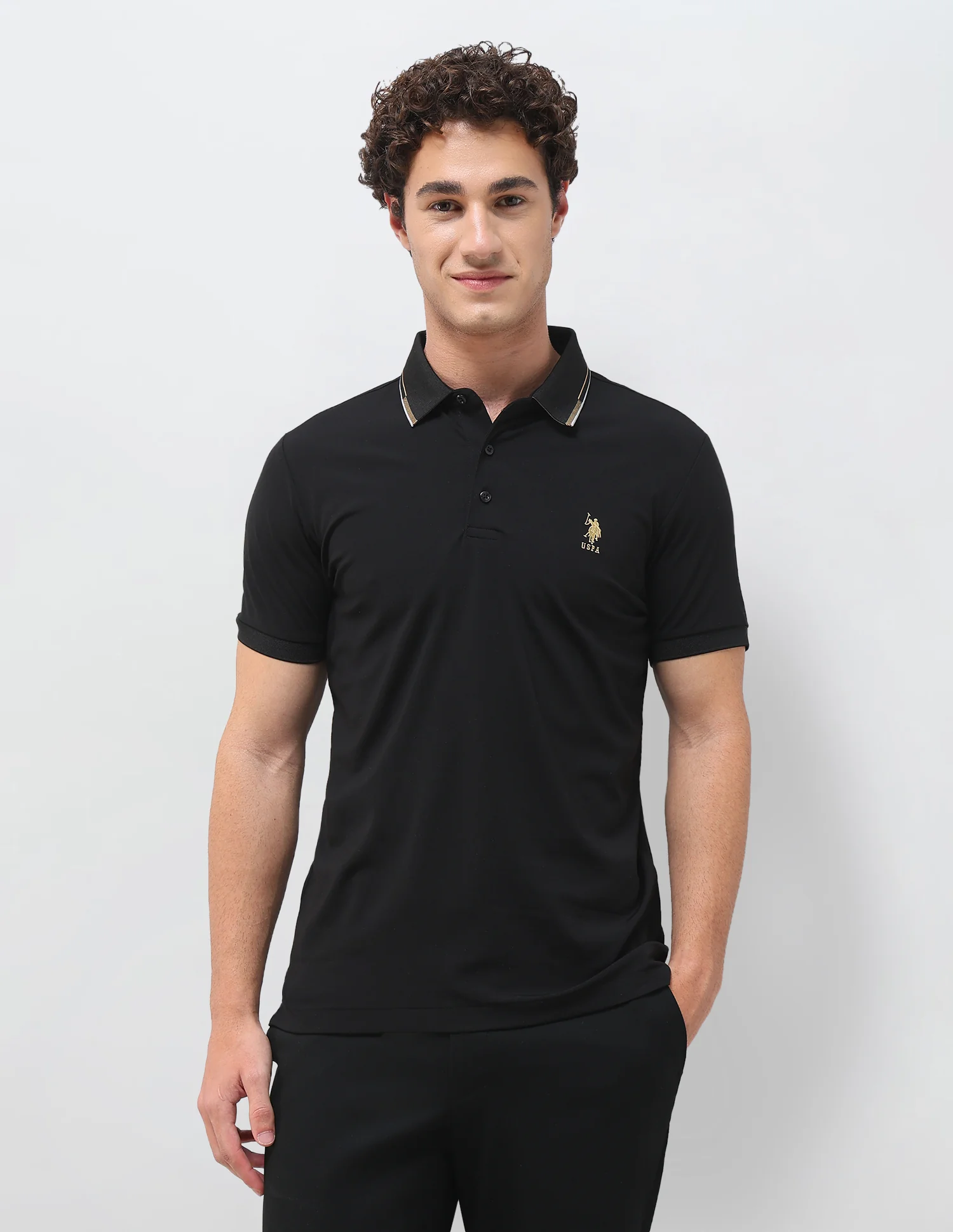 Solid Slim Fit Polo Shirt - Image 6