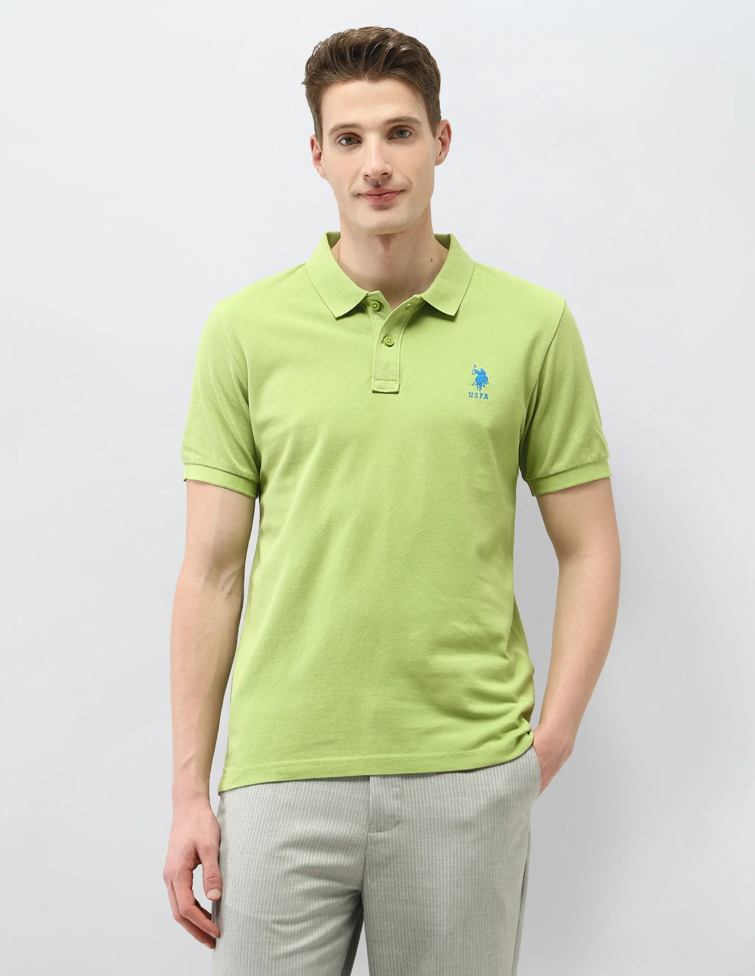Solid Slim Fit Polo Shirt - Image 6
