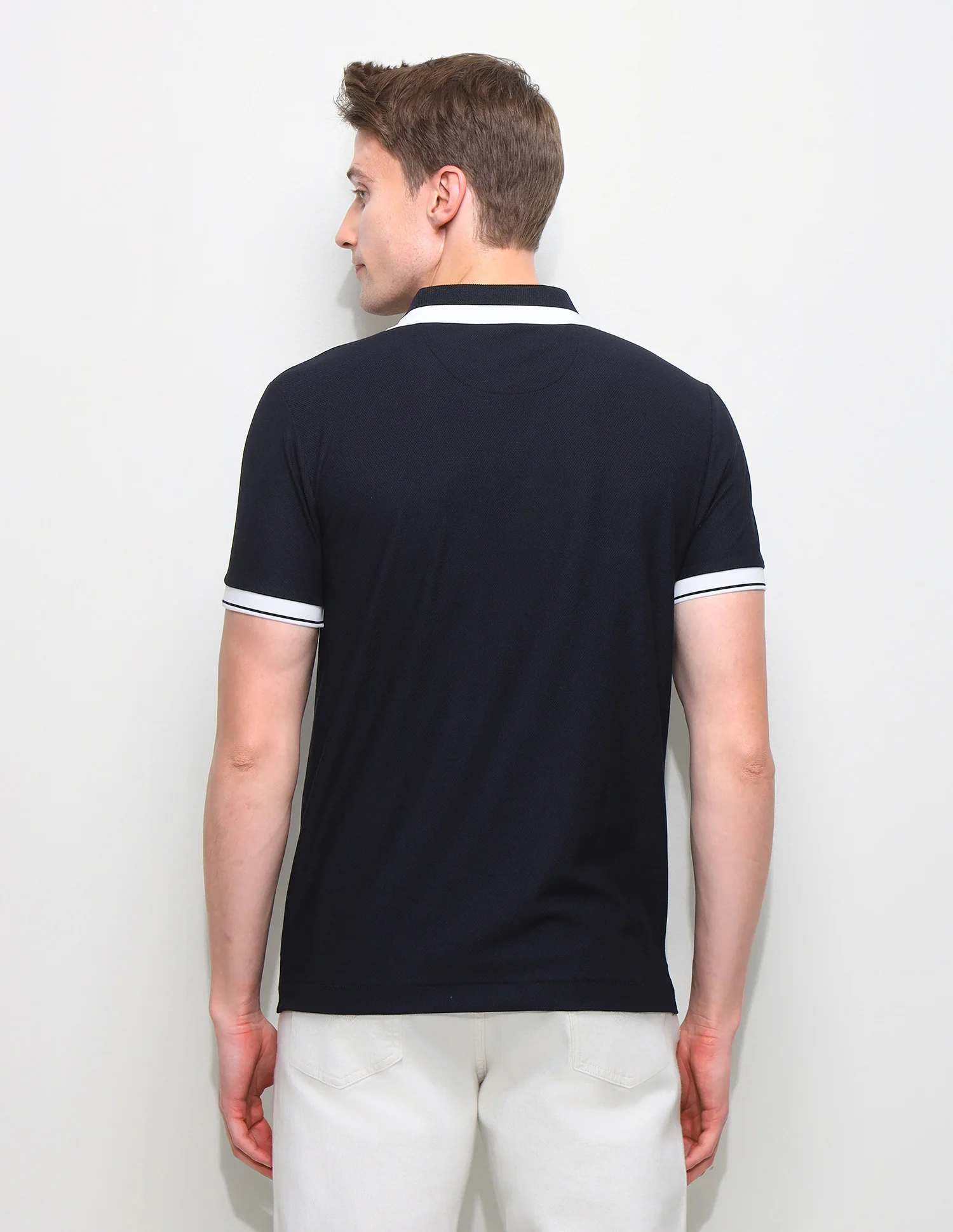 Solid Slim Fit Polo Shirt - Image 5