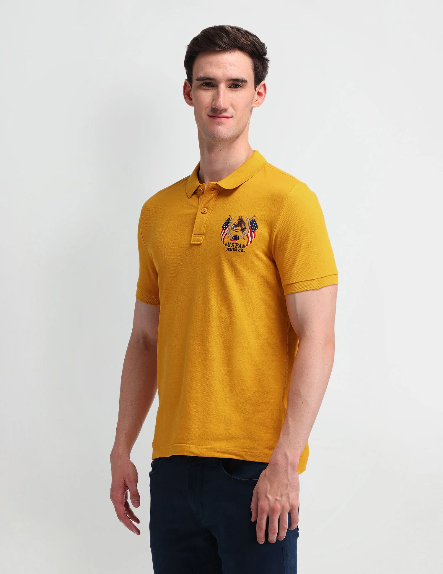 Solid Slim Fit Polo Shirt - Image 4