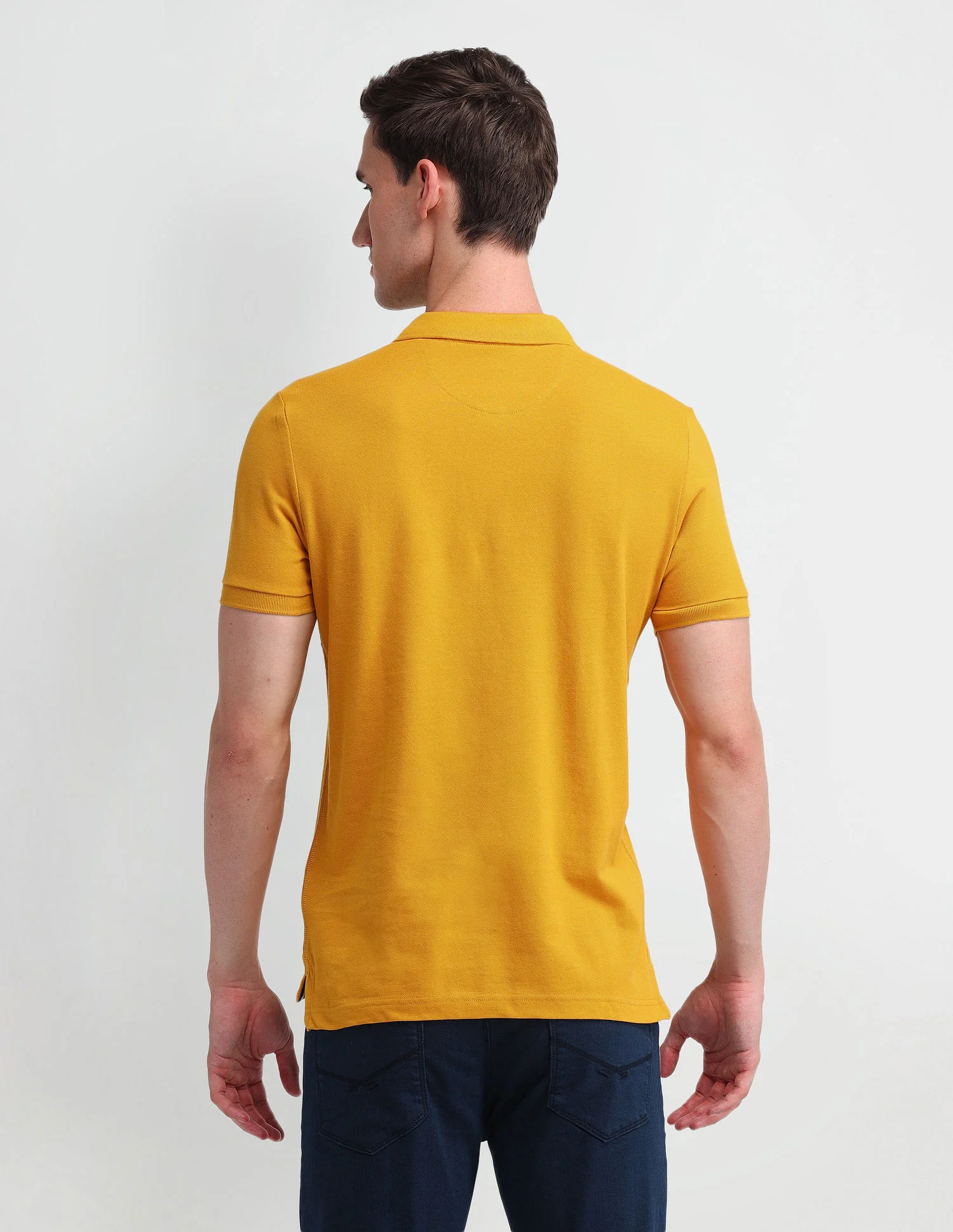 Solid Slim Fit Polo Shirt - Image 5