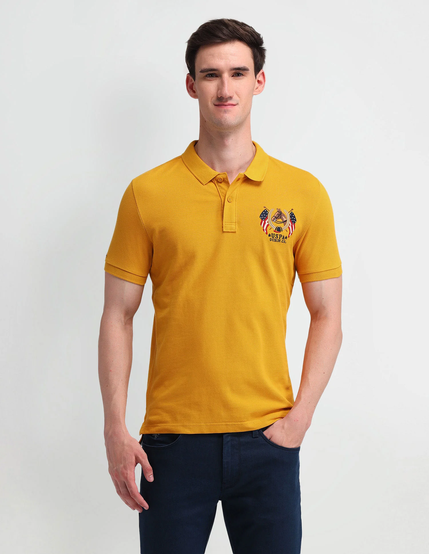 Solid Slim Fit Polo Shirt - Image 6