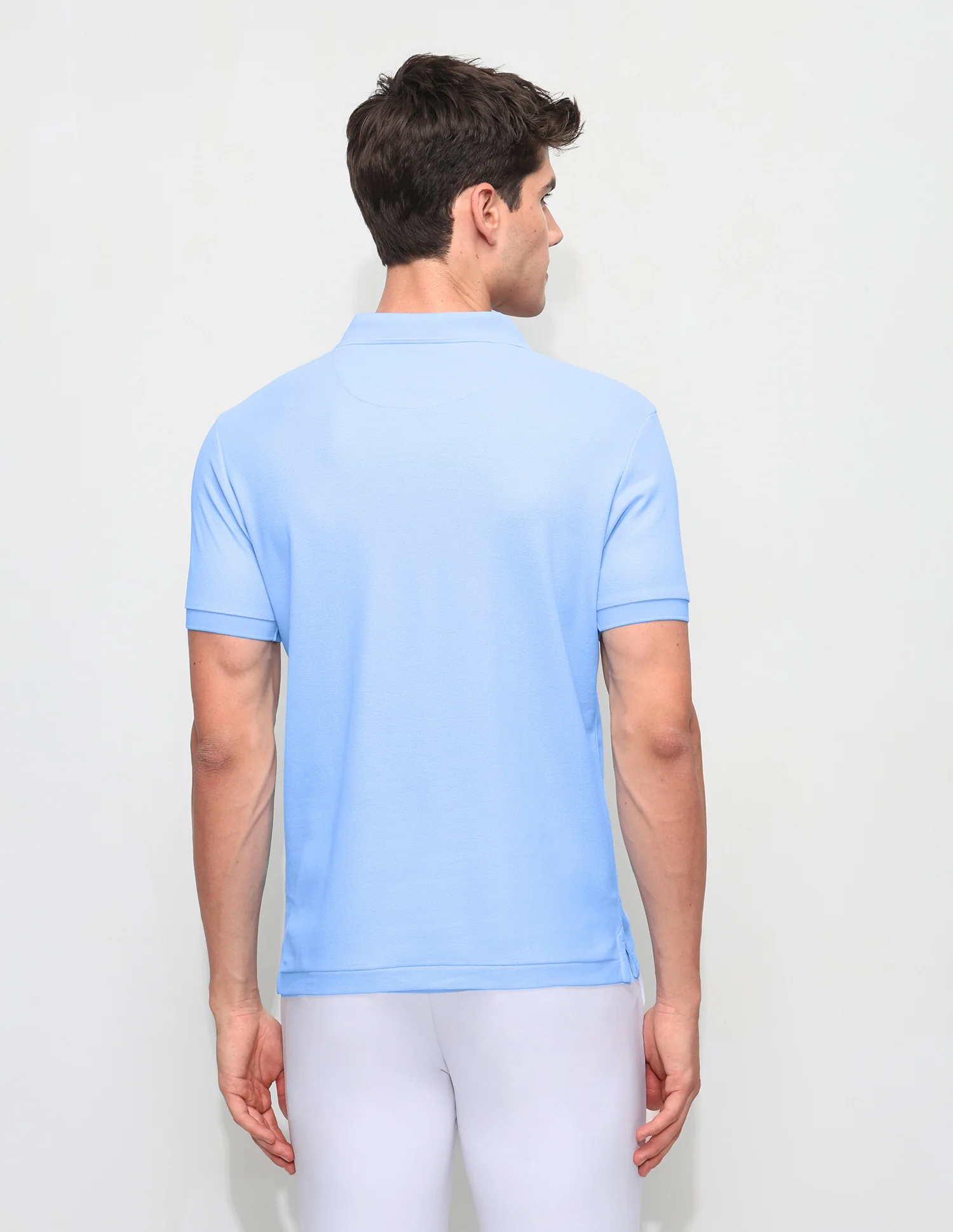 Solid Slim Fit Polo Shirt - Image 5