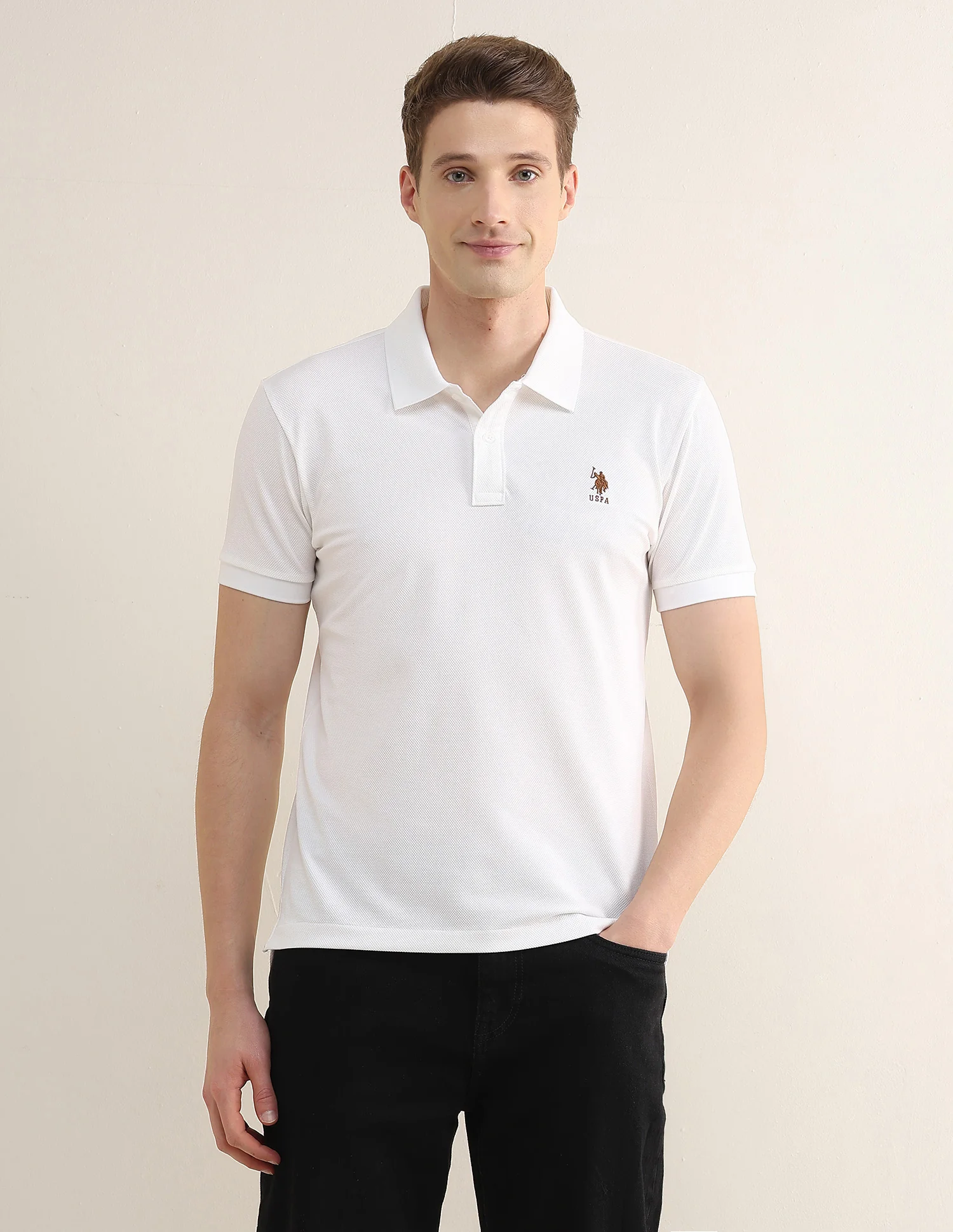 Solid Slim Fit Polo Shirt - Image 6