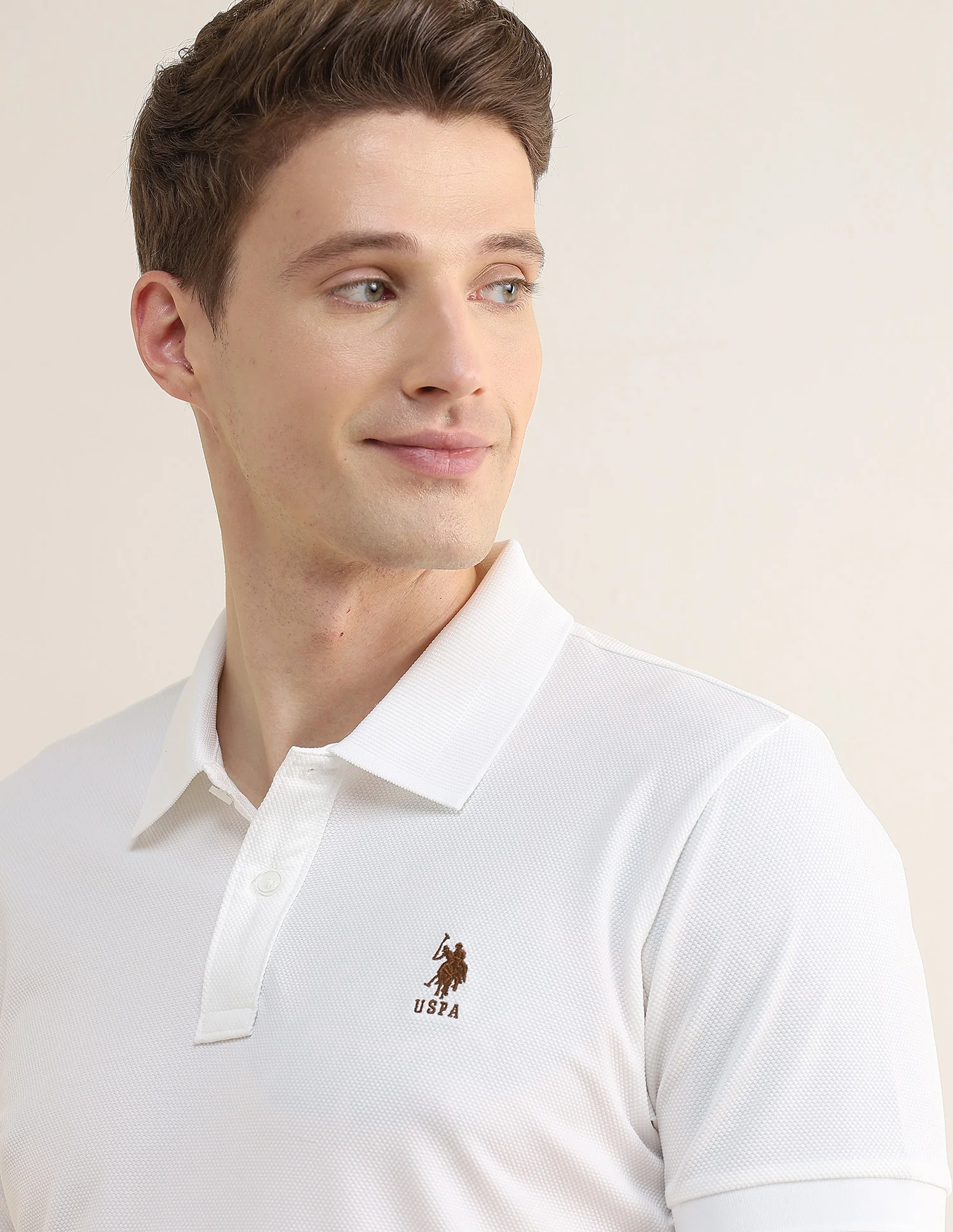 Solid Slim Fit Polo Shirt - Image 7