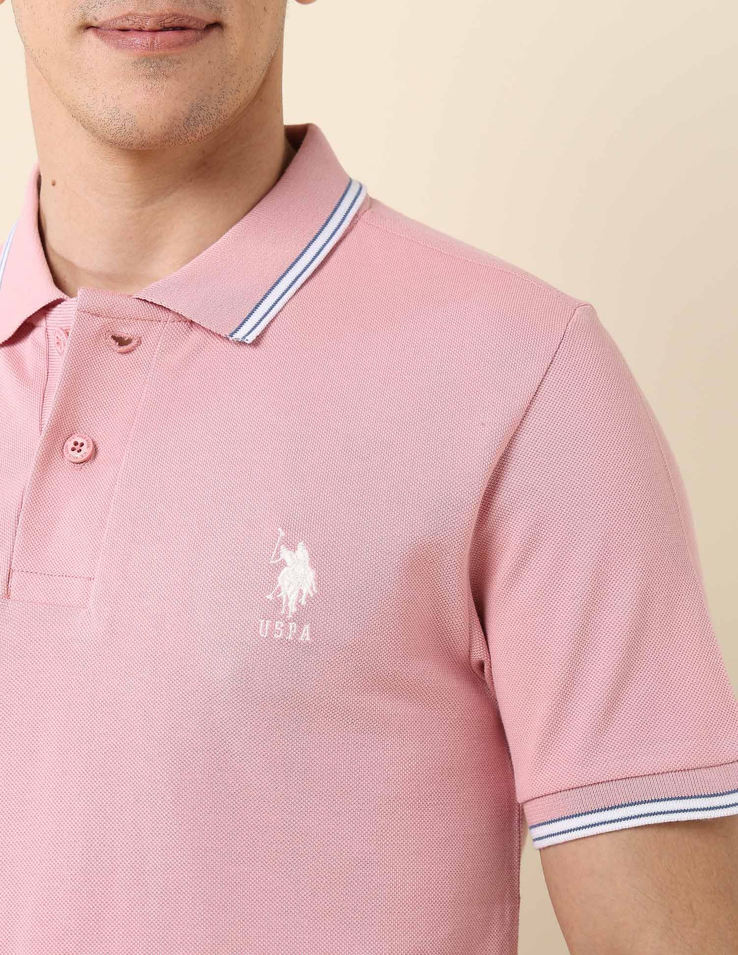 Solid Slim Fit Polo Shirt - Image 7
