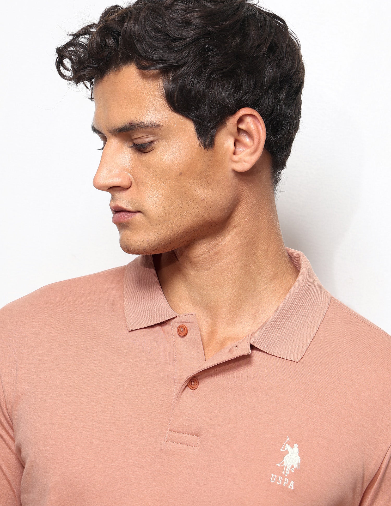 Solid Slim Fit Polo Shirt - Image 7