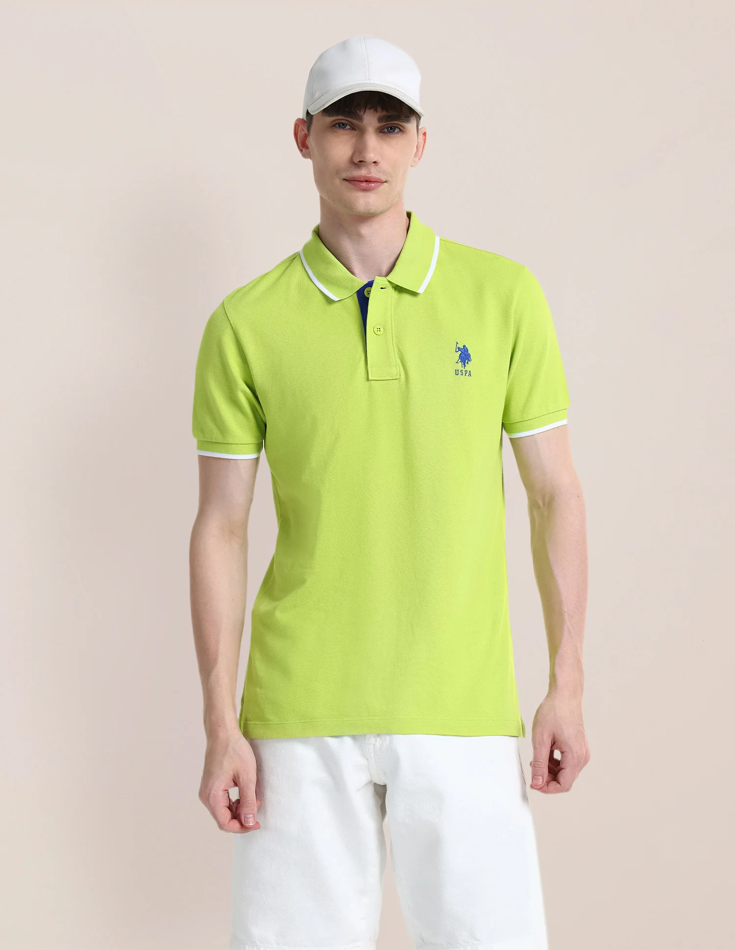 Solid Slim Fit Polo Shirt