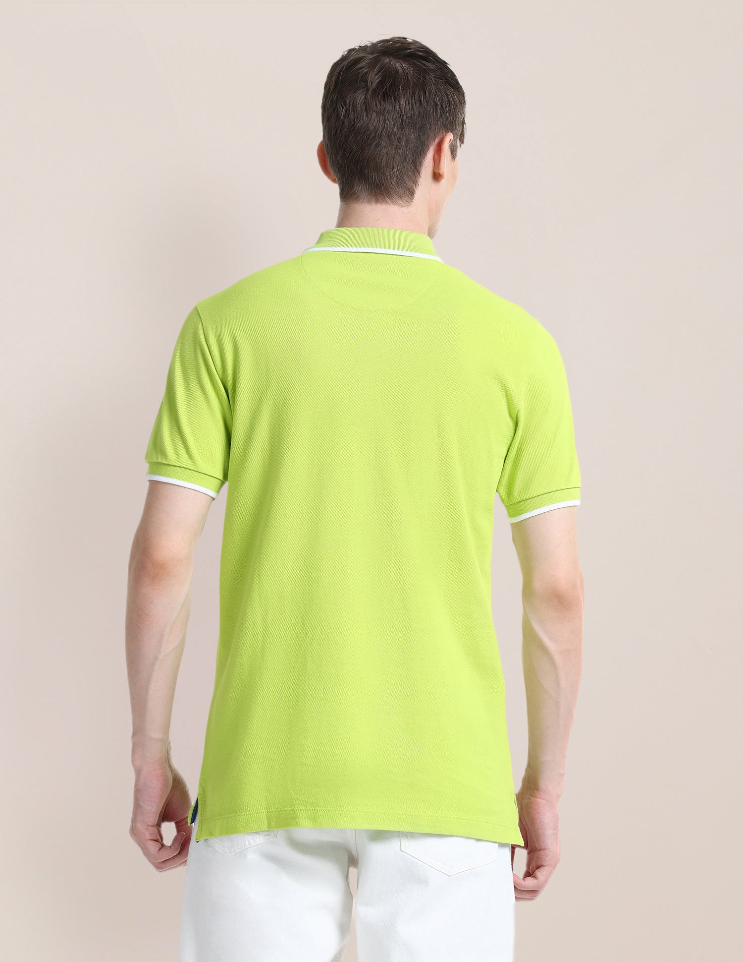 Solid Slim Fit Polo Shirt - Image 5