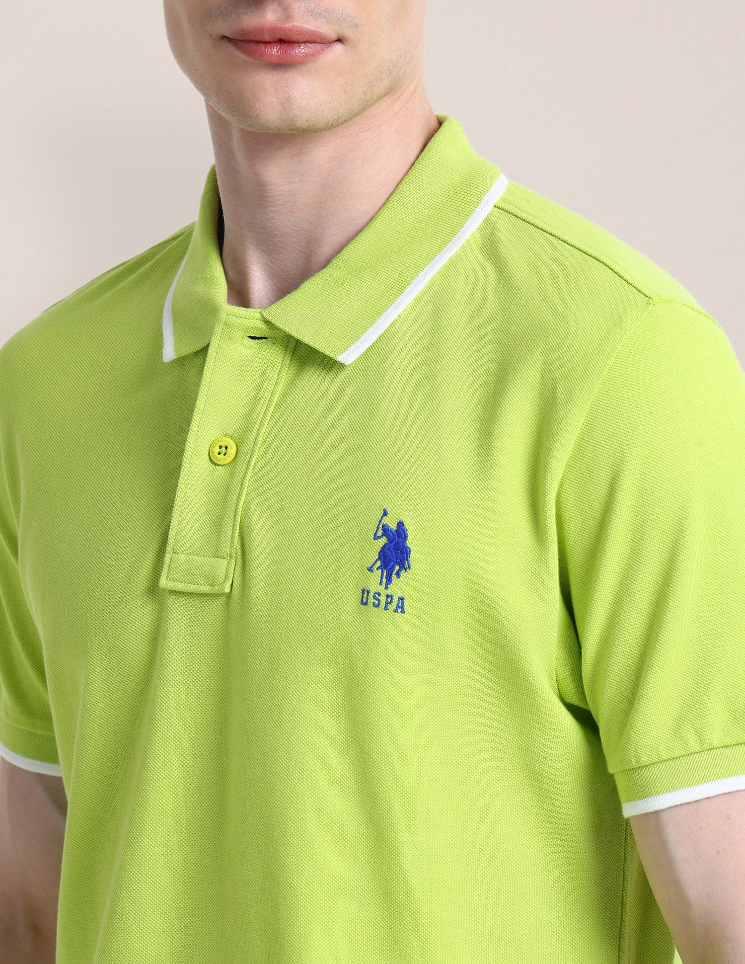Solid Slim Fit Polo Shirt - Image 7