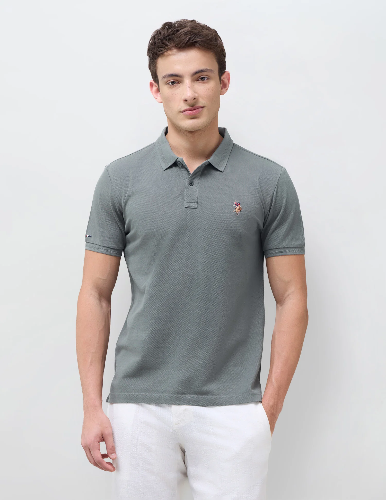 Solid Slim Fit Polo Shirt - Image 6