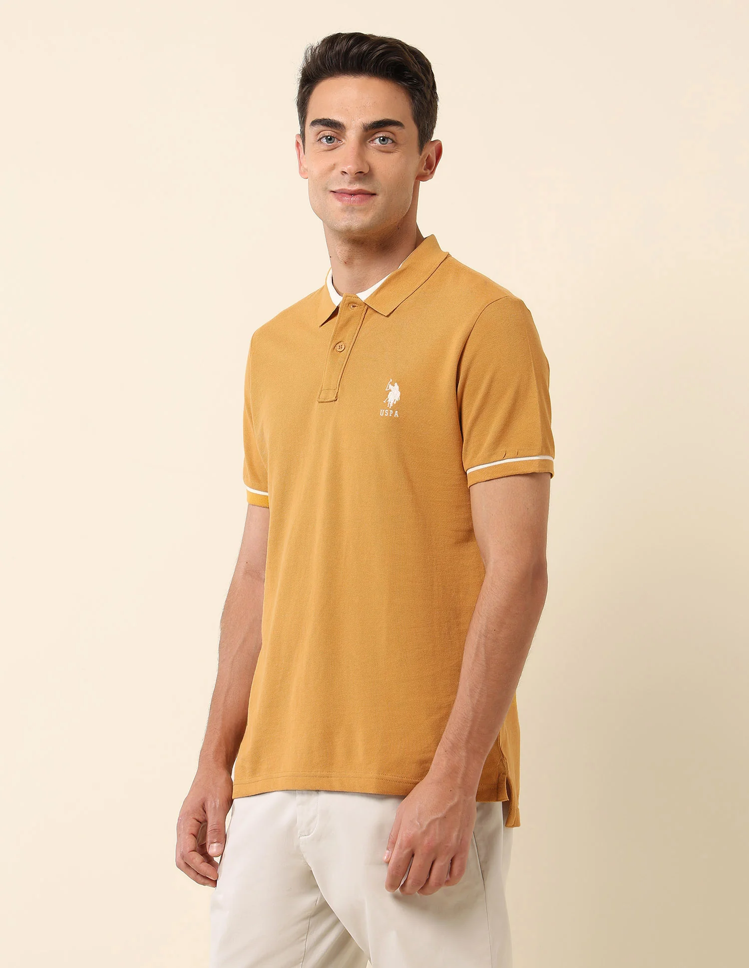 Solid Slim Fit Polo Shirt - Image 4