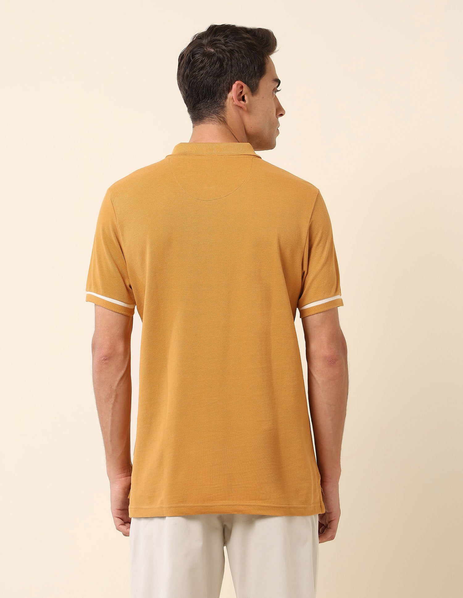 Solid Slim Fit Polo Shirt - Image 5