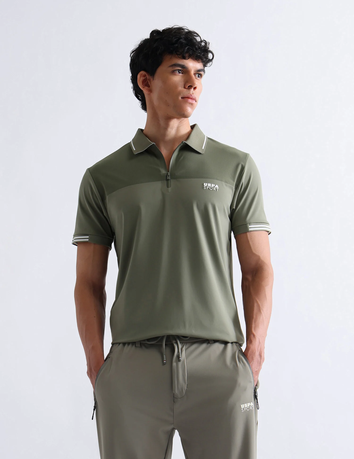 Solid Slim Fit Polo Shirt