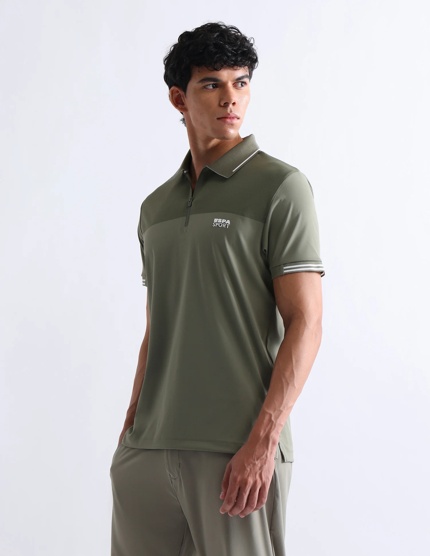Solid Slim Fit Polo Shirt - Image 4