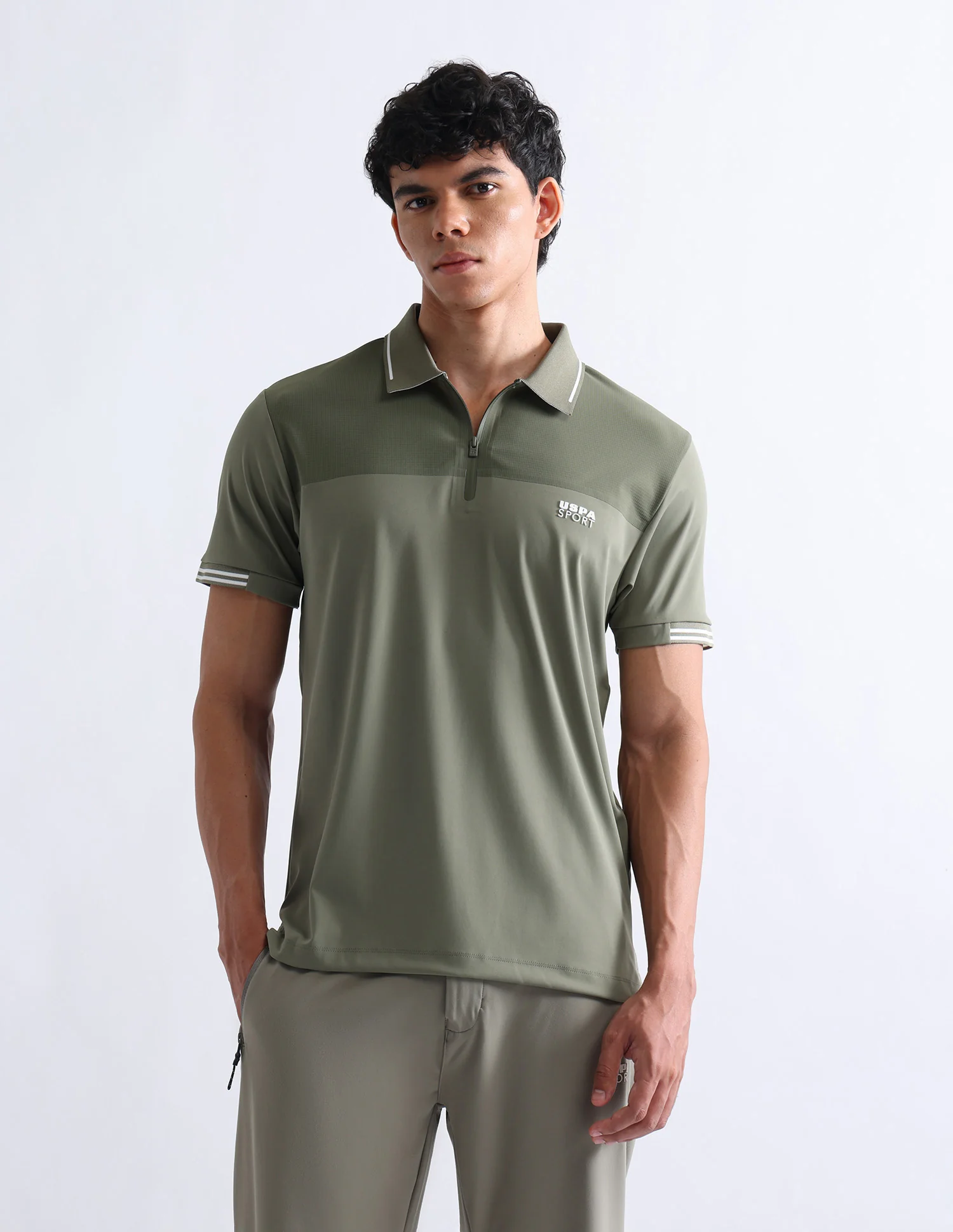 Solid Slim Fit Polo Shirt - Image 6