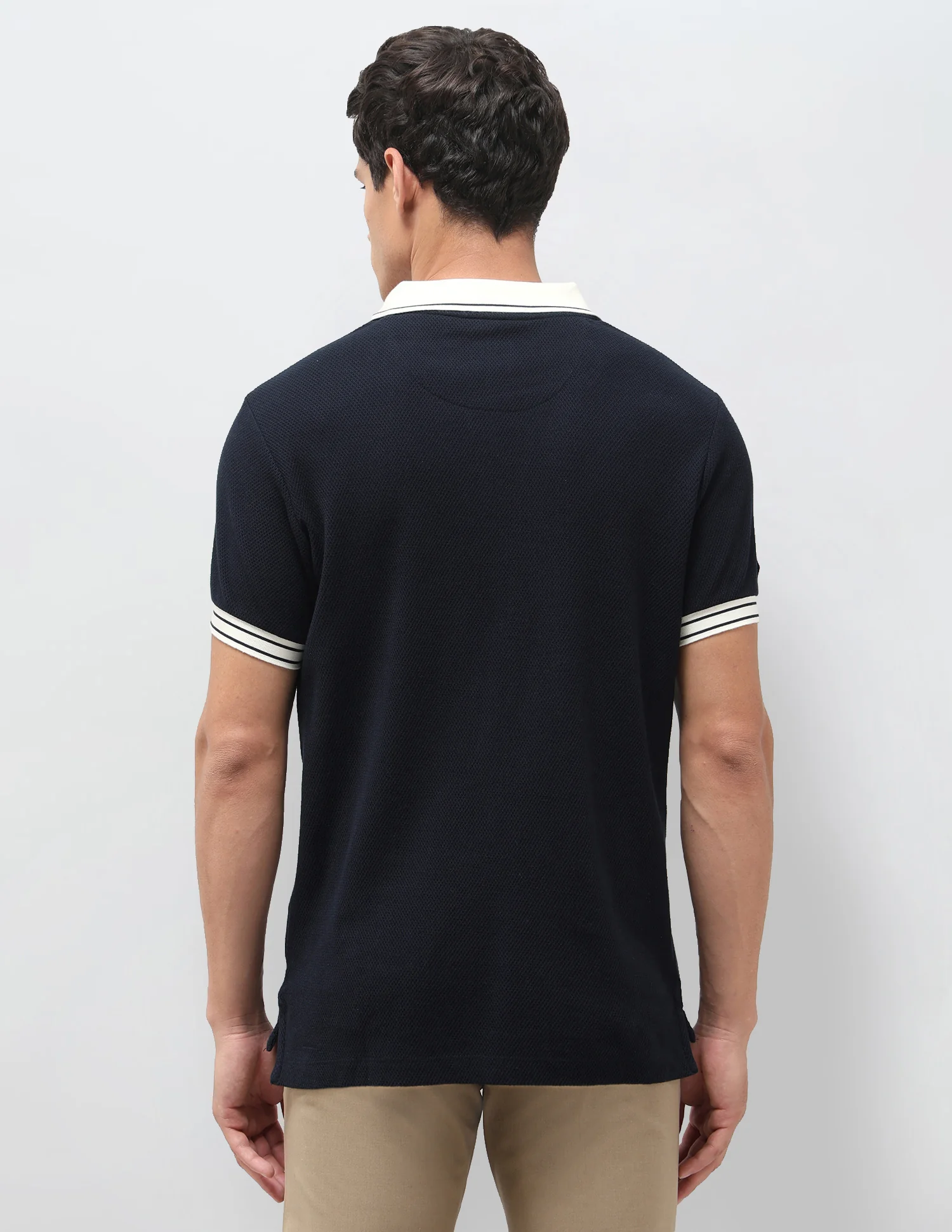 Solid Slim Fit Polo Shirt - Image 5