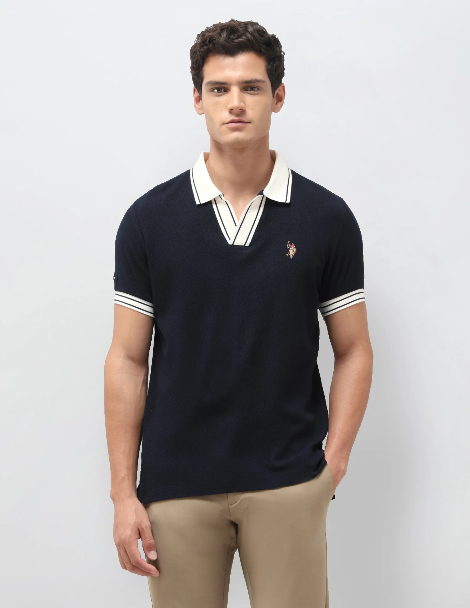 Solid Slim Fit Polo Shirt - Image 6