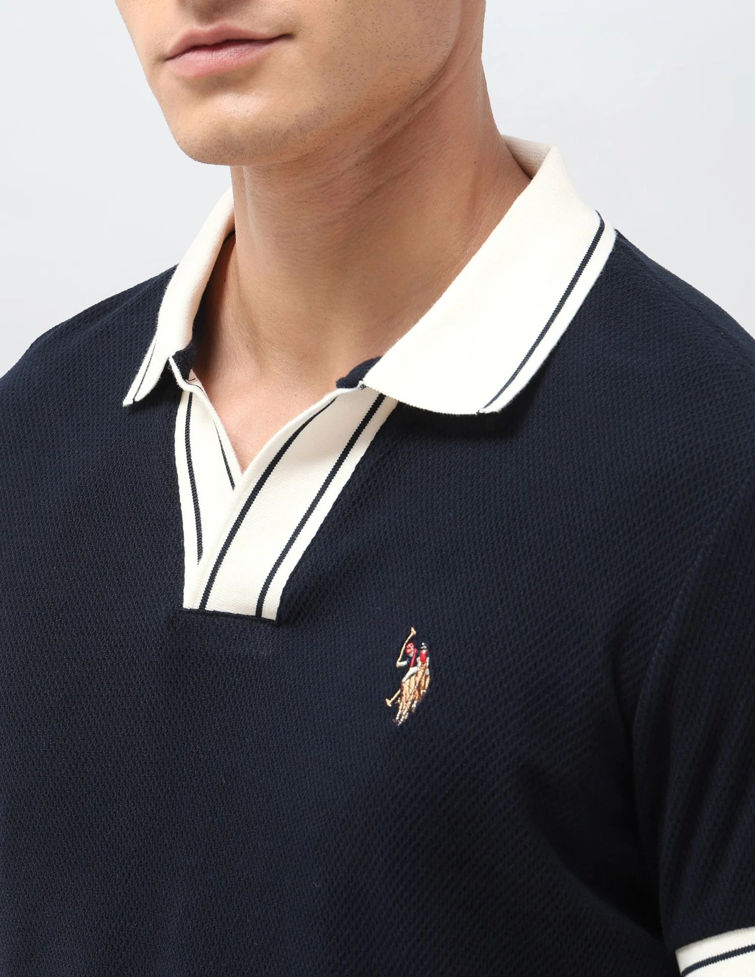 Solid Slim Fit Polo Shirt - Image 7