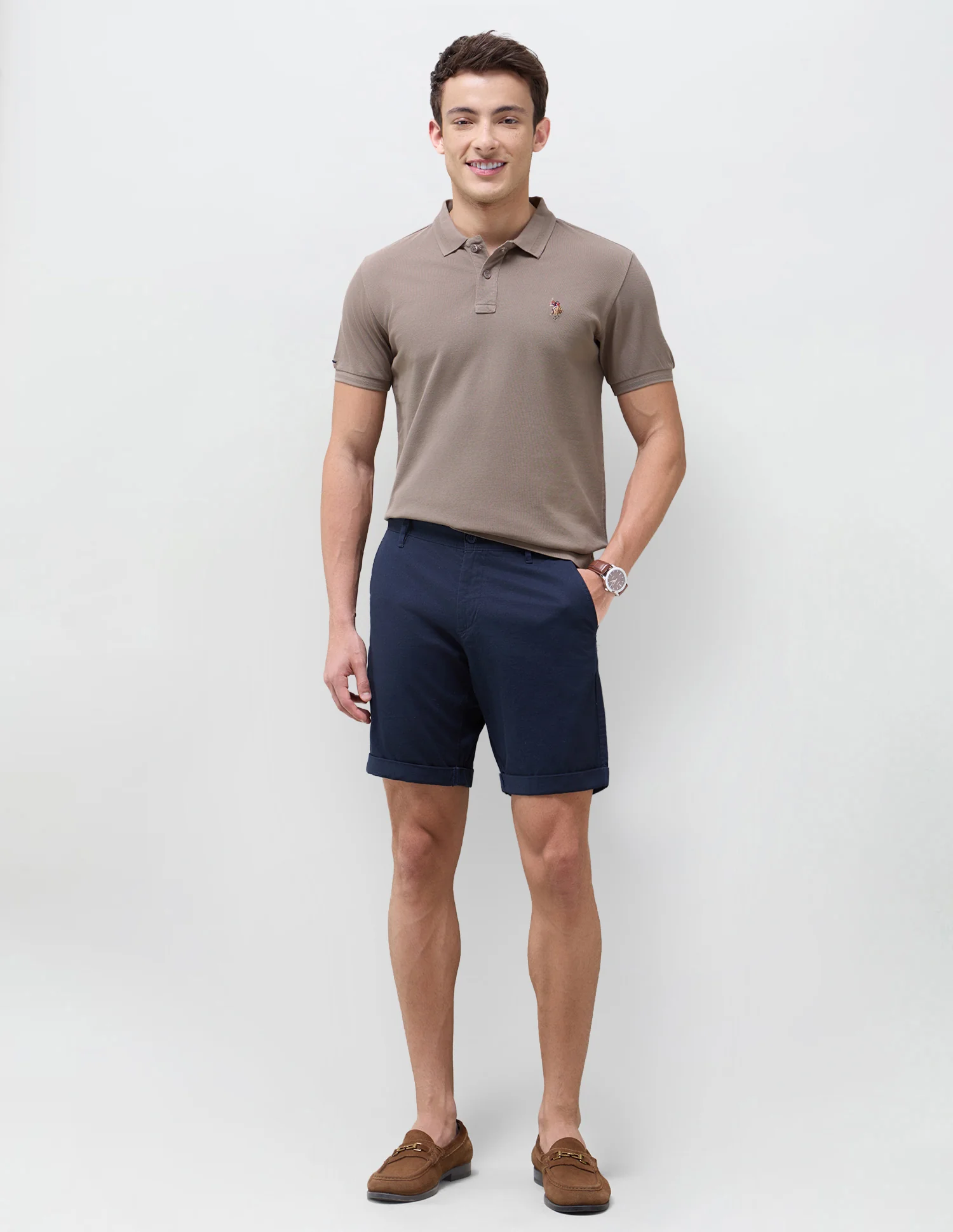 Solid Slim Fit Polo Shirt - Image 3