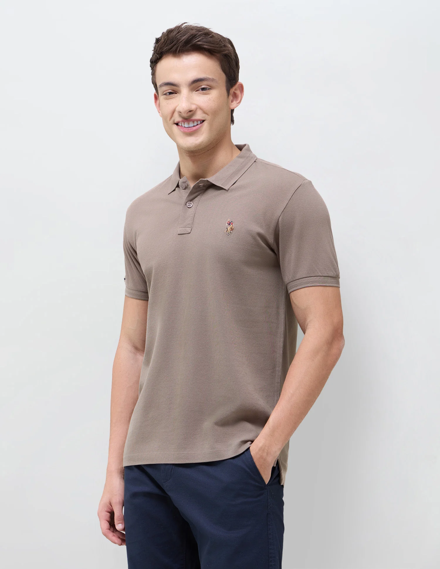 Solid Slim Fit Polo Shirt - Image 4