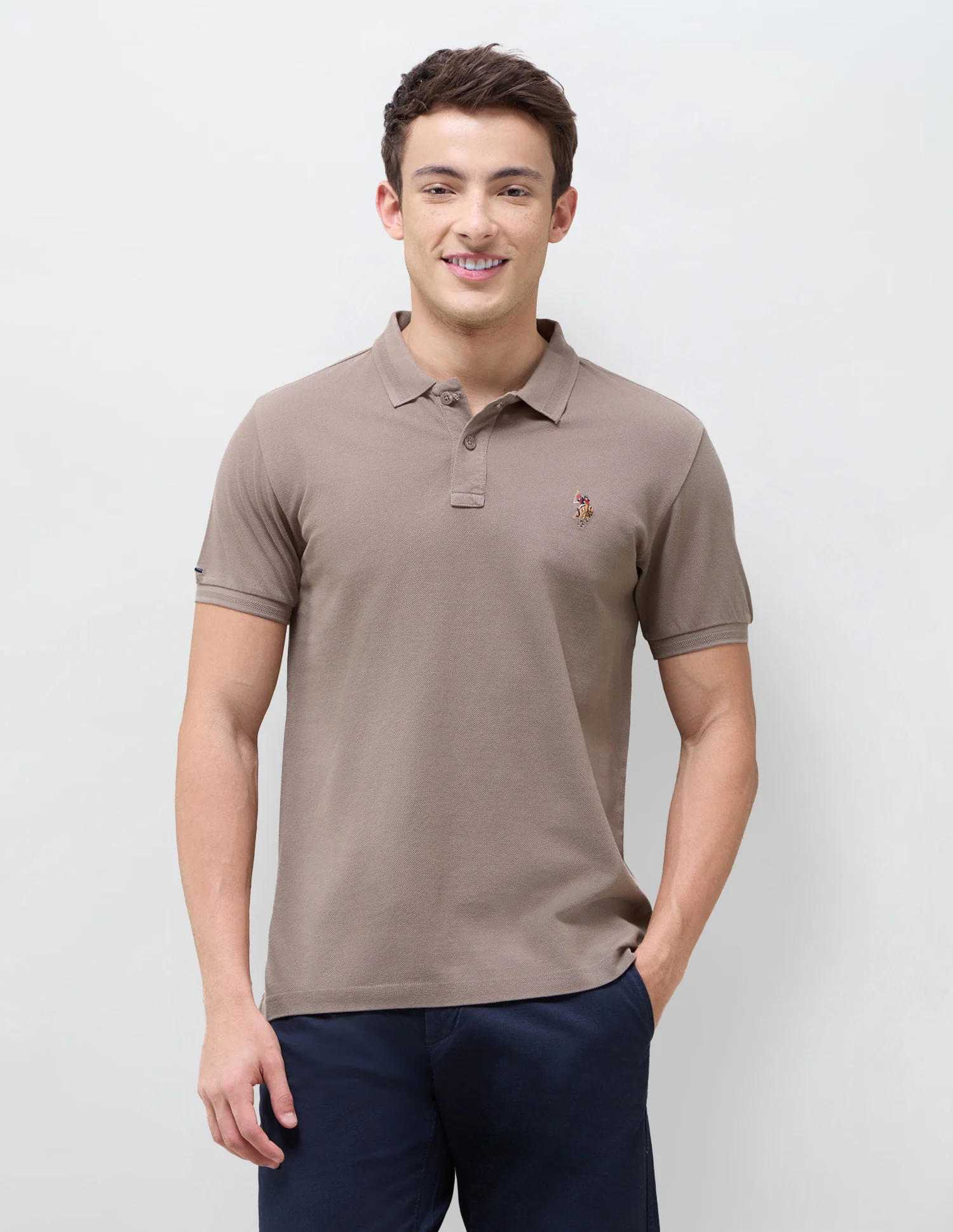 Solid Slim Fit Polo Shirt - Image 6