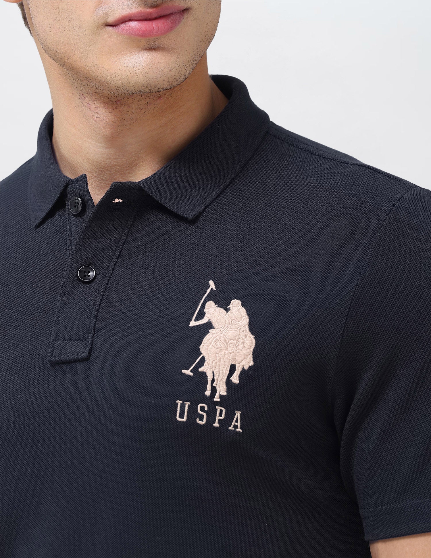 Solid Slim Fit Polo Shirt - Image 7