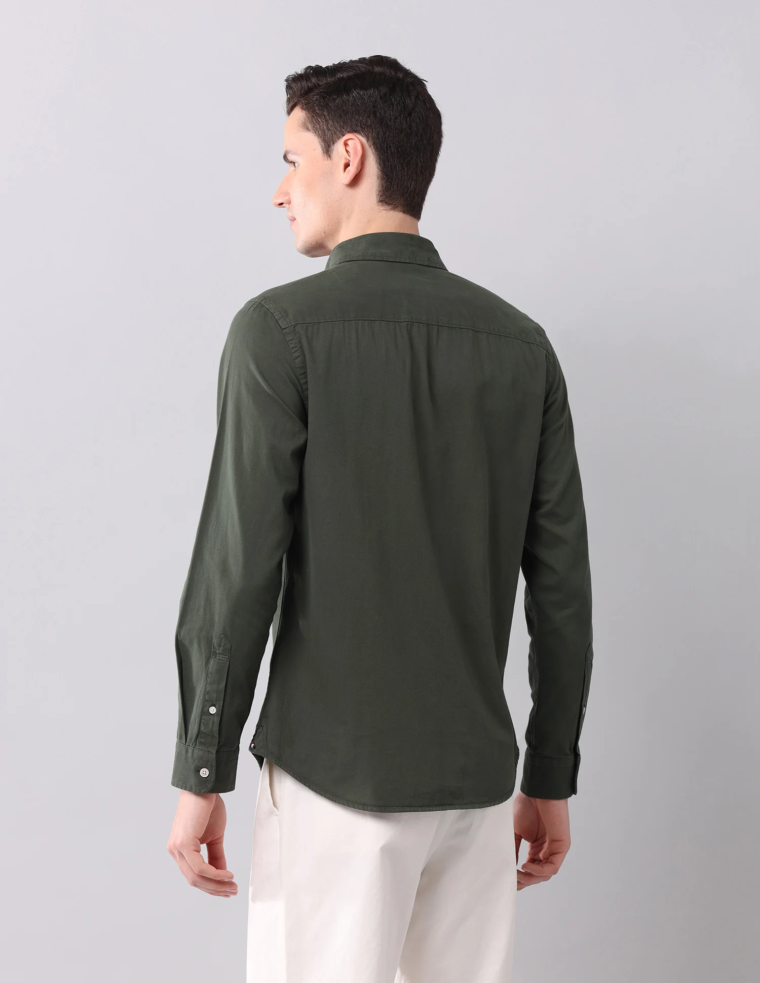 Solid Slim Fit Shirt - Image 5