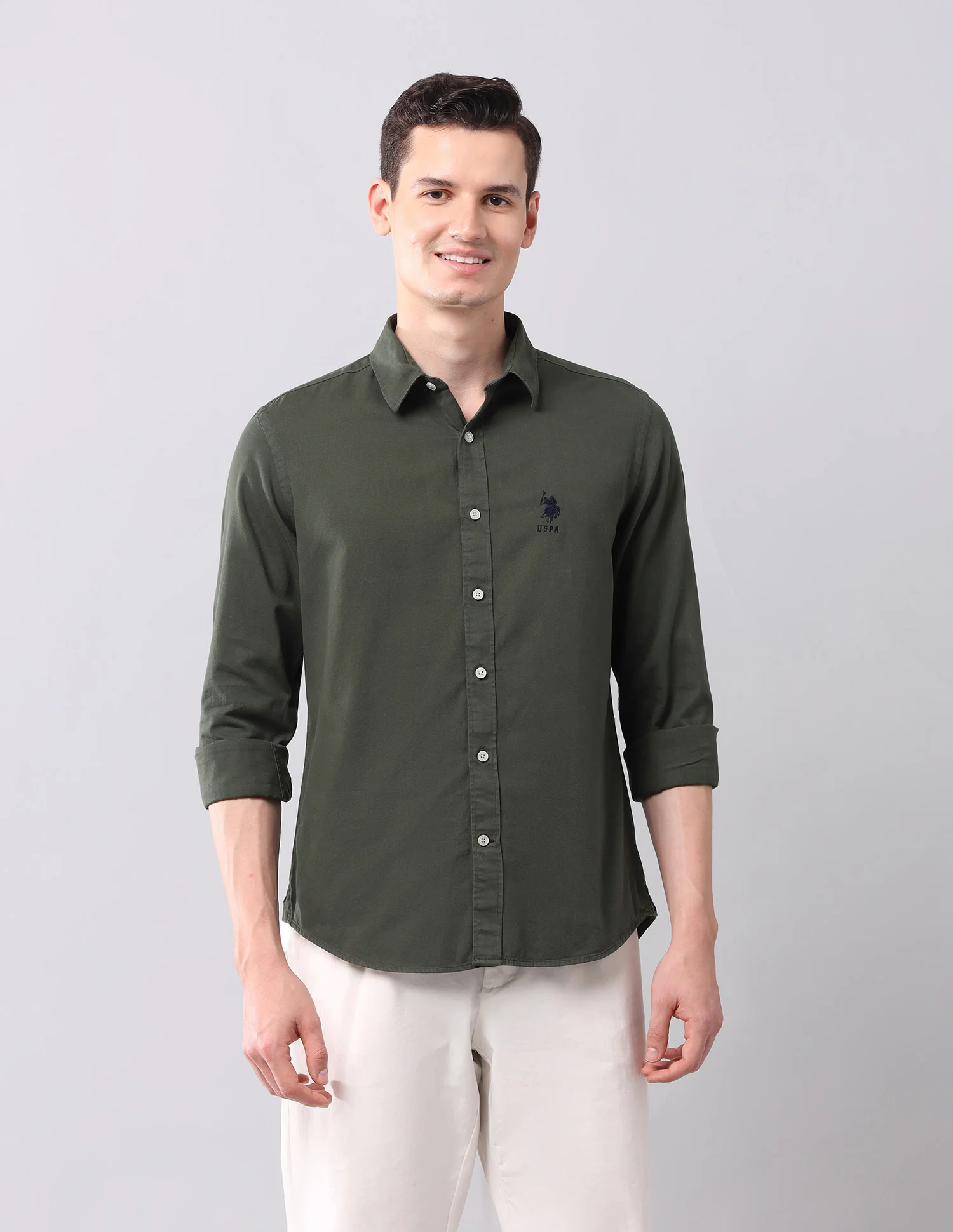 Solid Slim Fit Shirt - Image 6